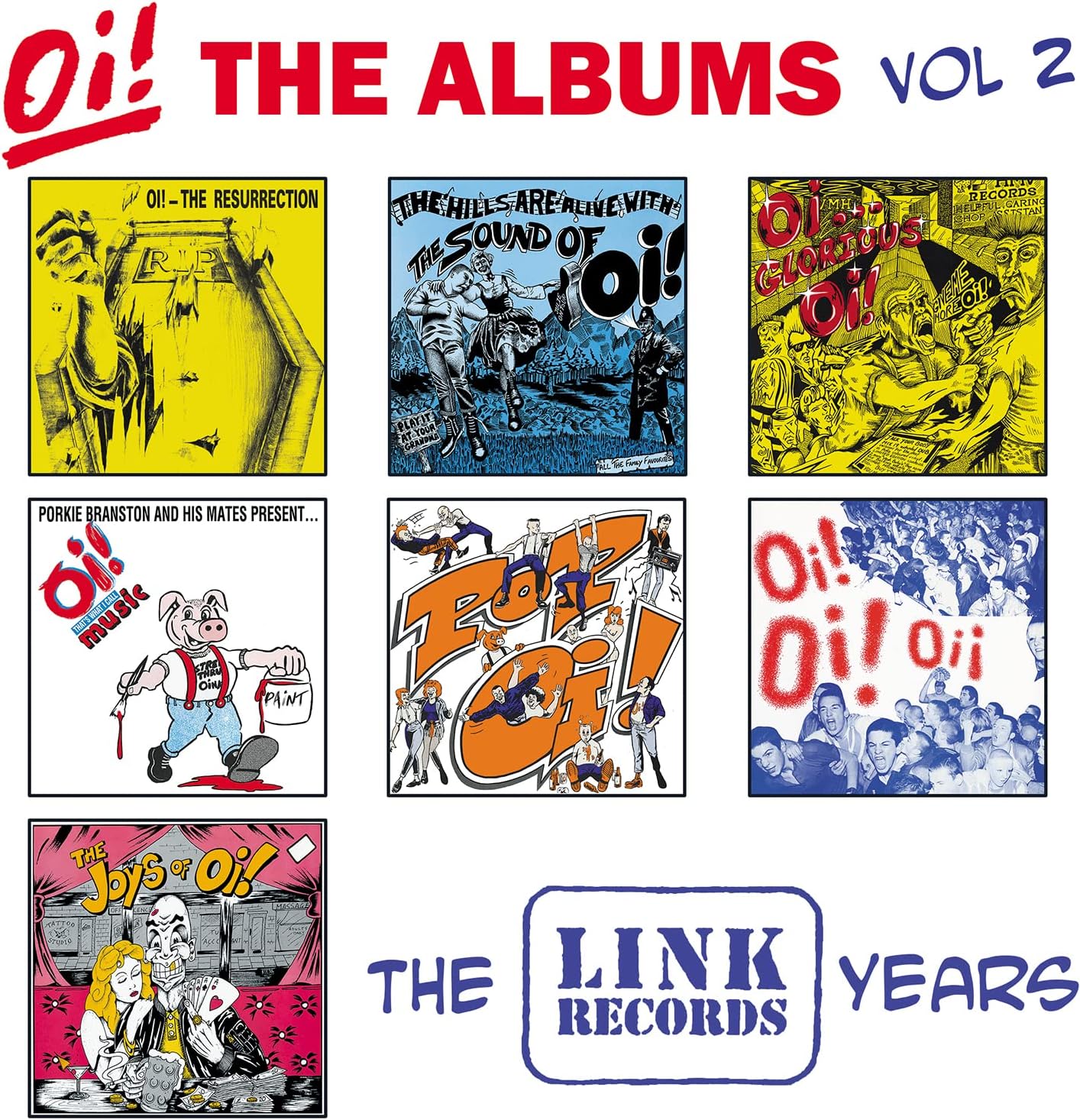 Oi! The Albums - Vol 2 - The Link Years Clamshell