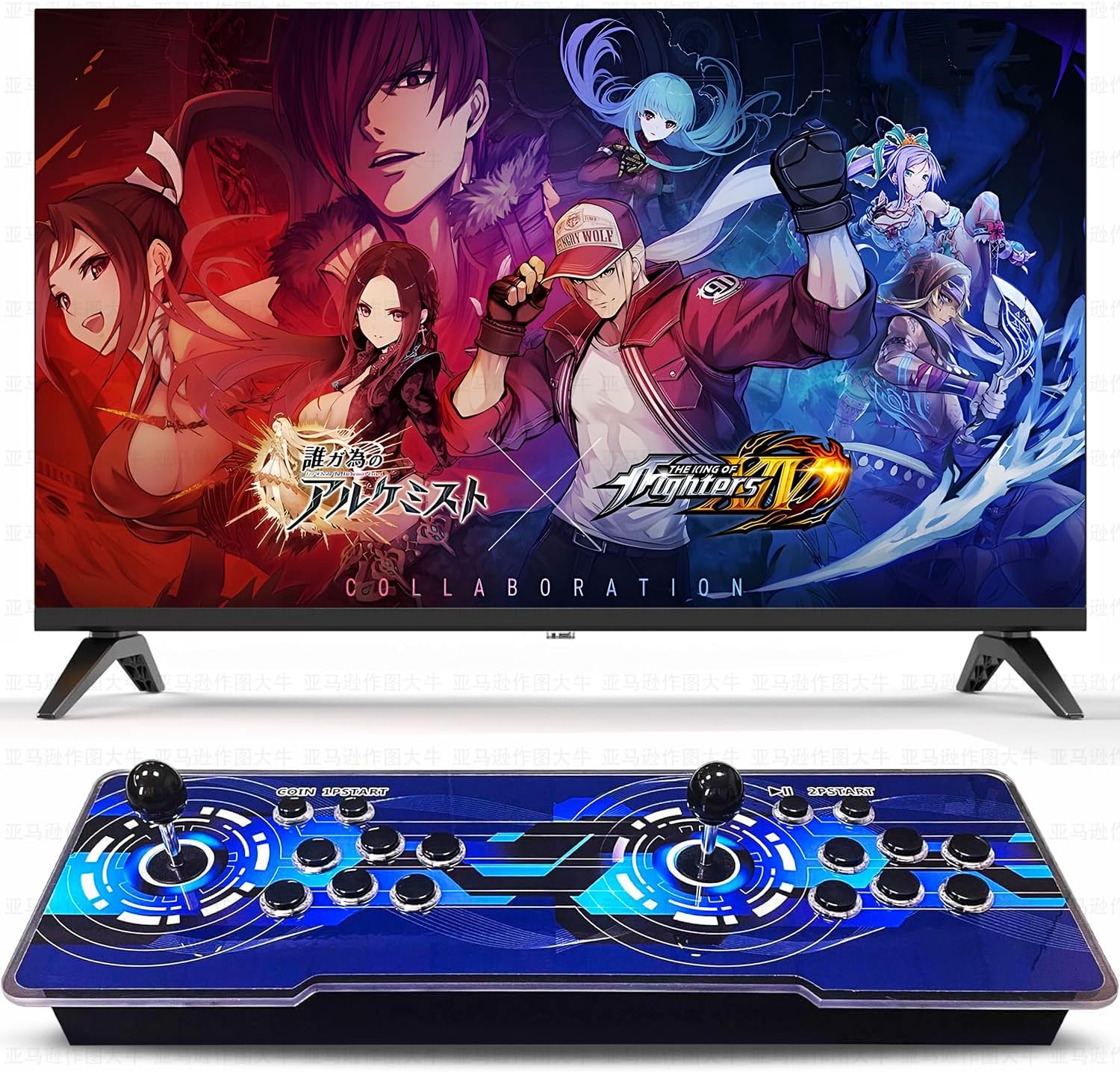 29800 in 1 Pandora Box Arcade Game Console, Plug & Play Video Game, 1280X720 Display, 3D Game, Search/Save/Hide/Pause Game, 1-4 Players