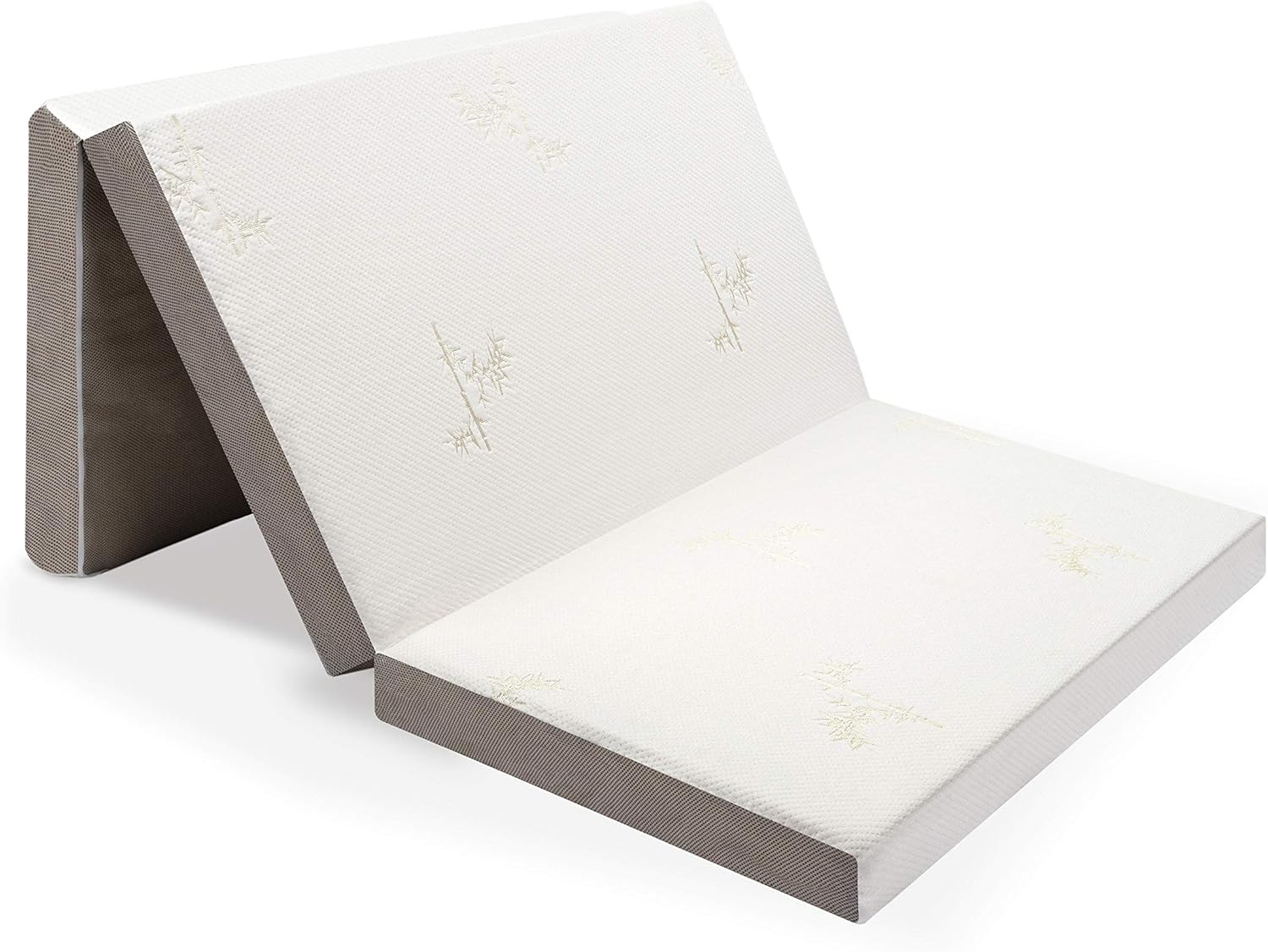 Milliard Trifold Mattress, Twin Size, 4 inch, Portable Foldable Mattress Twin with Medium Firm Foam, Washable Cover, Tri-Folding Floor Bed, Fold Up Guest Bed, RV Travel, Camping, 75" x 38”