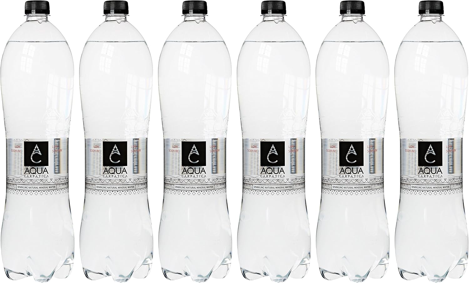 AQUA Carpatica Naturally Sparkling Mineral Water 1,5L PET (pack of 6) Naturally Nitrate Free