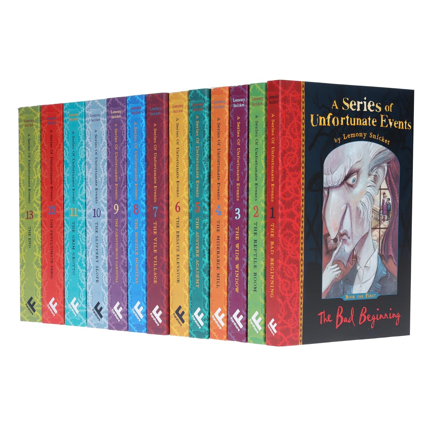 A Series of Unfortunate Events Series Lemony Snicket 13 Books Collection set ( Books 1-13)