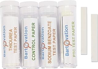 Bartovation Super Taster Test Genetics Lab Kit with Instructions, Phenylthiourea (PTC), Sodium Benzoate [Each Vial Includes 100 Paper Strips]
