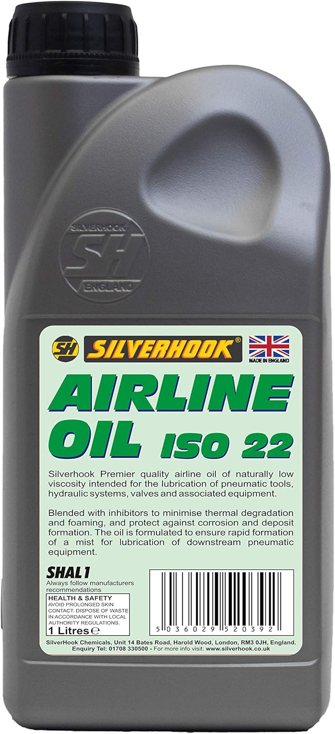 Silverhook Airline Oil ISO 22 1 Litre