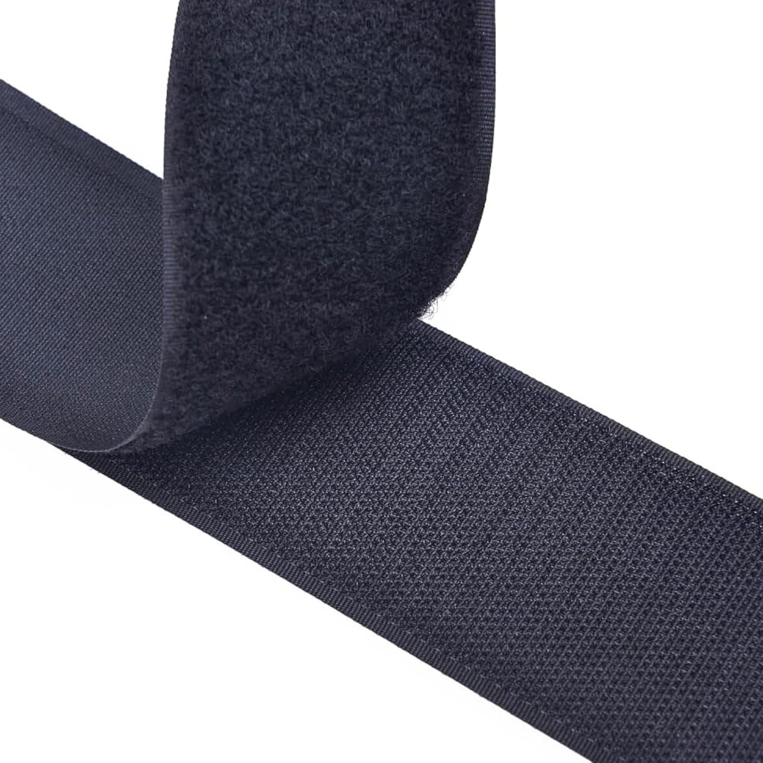 Velcro Brand Black Sew-on Tape Hook and Loop 50mm 1 Metre Hook and 1 Metre Loop Sold As Continuous Length