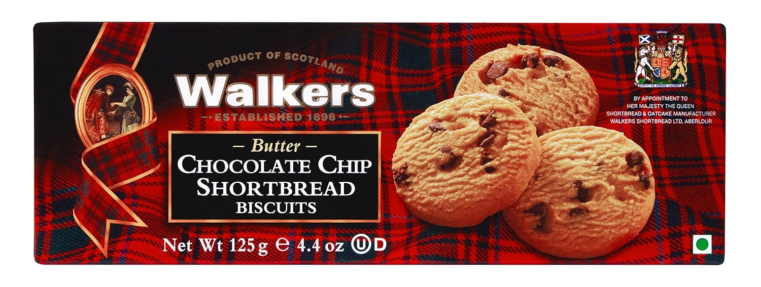 Walkers Classic Shortbread Chocolate Chip - 4.4 oz