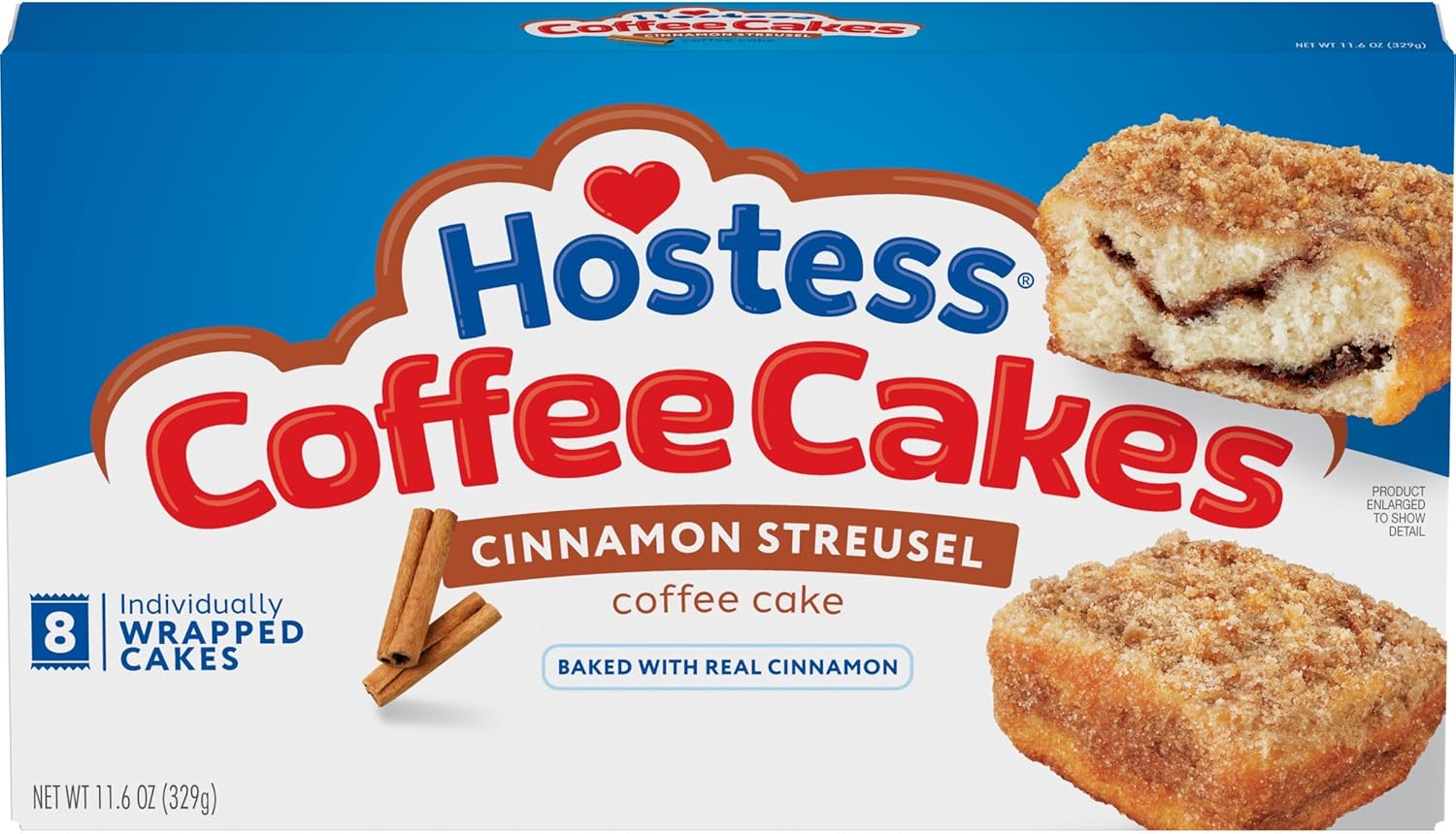 Hostess Coffee Cakes (box of 8)