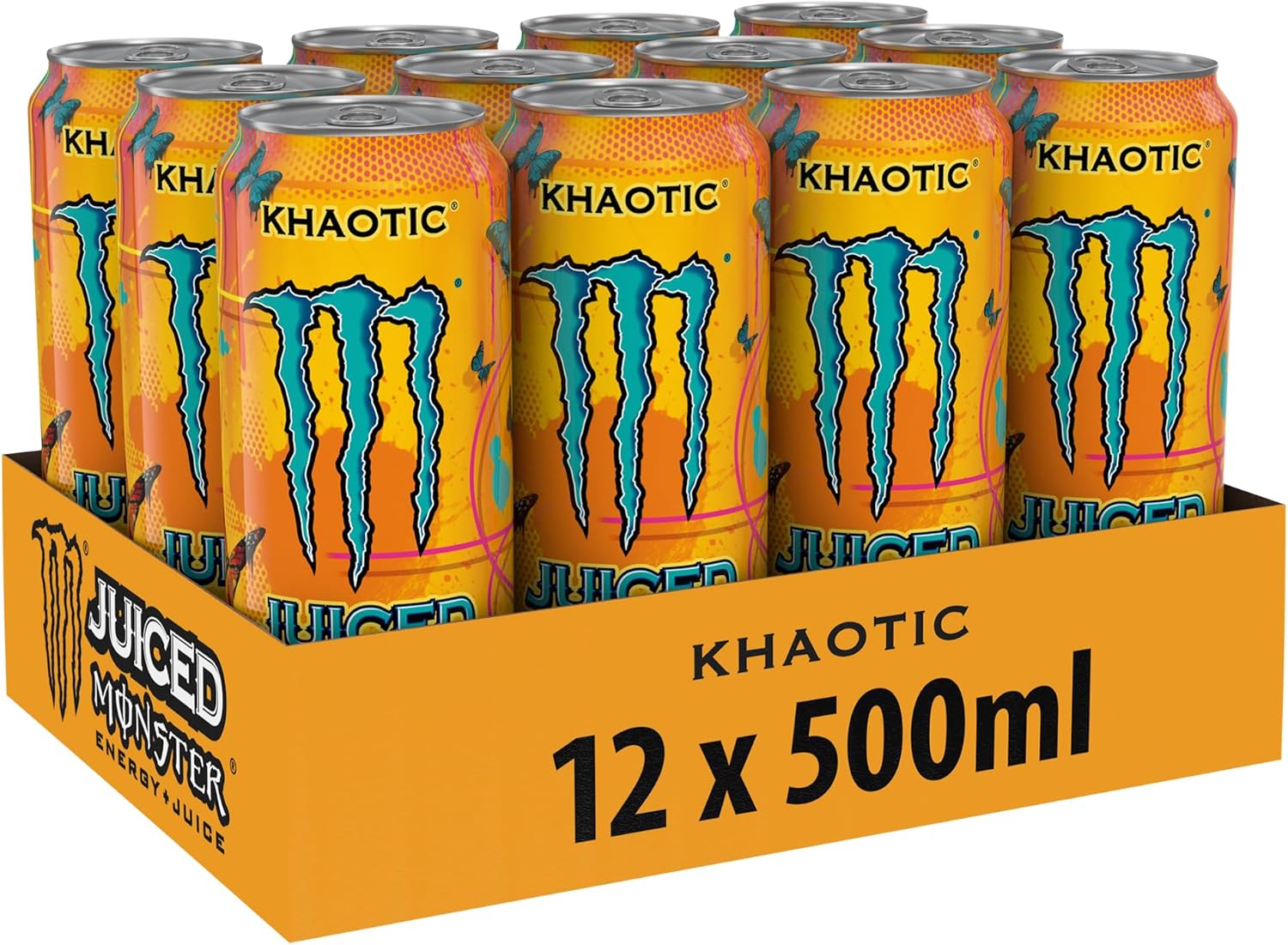 Monster Can Khaotic 500 ml (Pack of 12)
