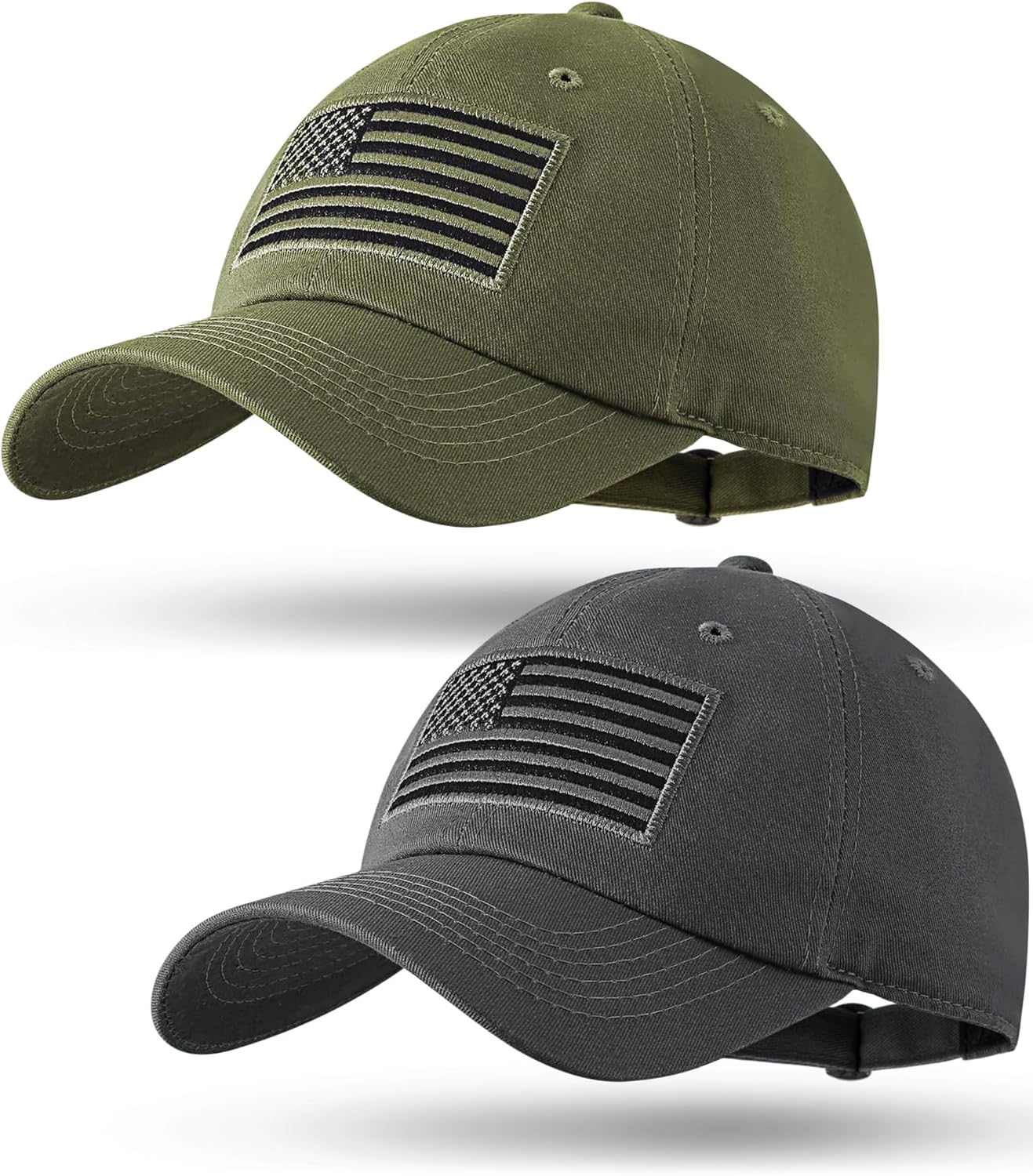 American Flag Baseball Hats for Men Women Low Profile Washed Cotton Baseball Caps Adjustable Golf Dad Hat