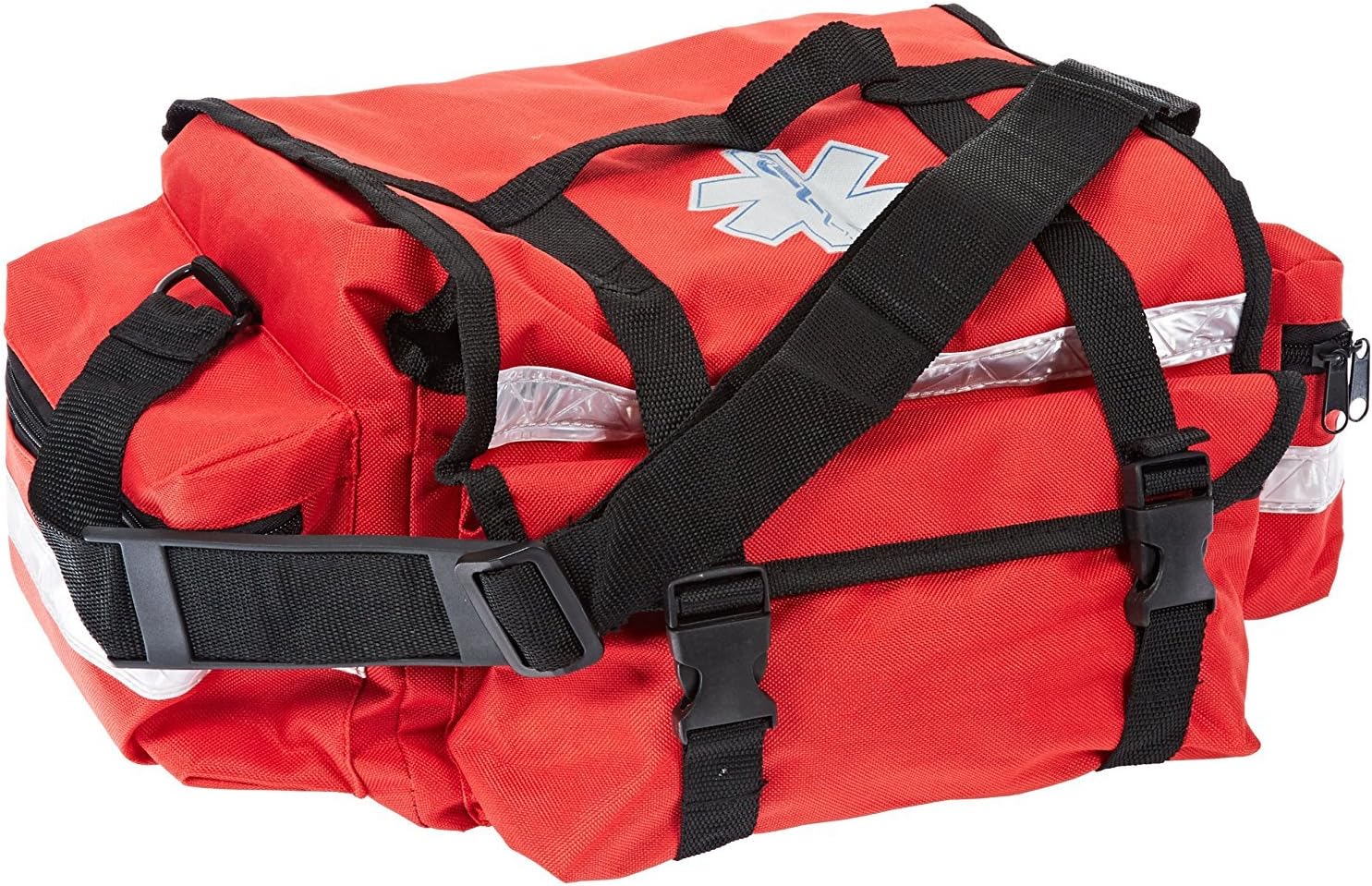 Red Emergency Paramedic First Response Trauma Bag with Refill Contents Option (Empty Bag only - Red Trauma Bag)