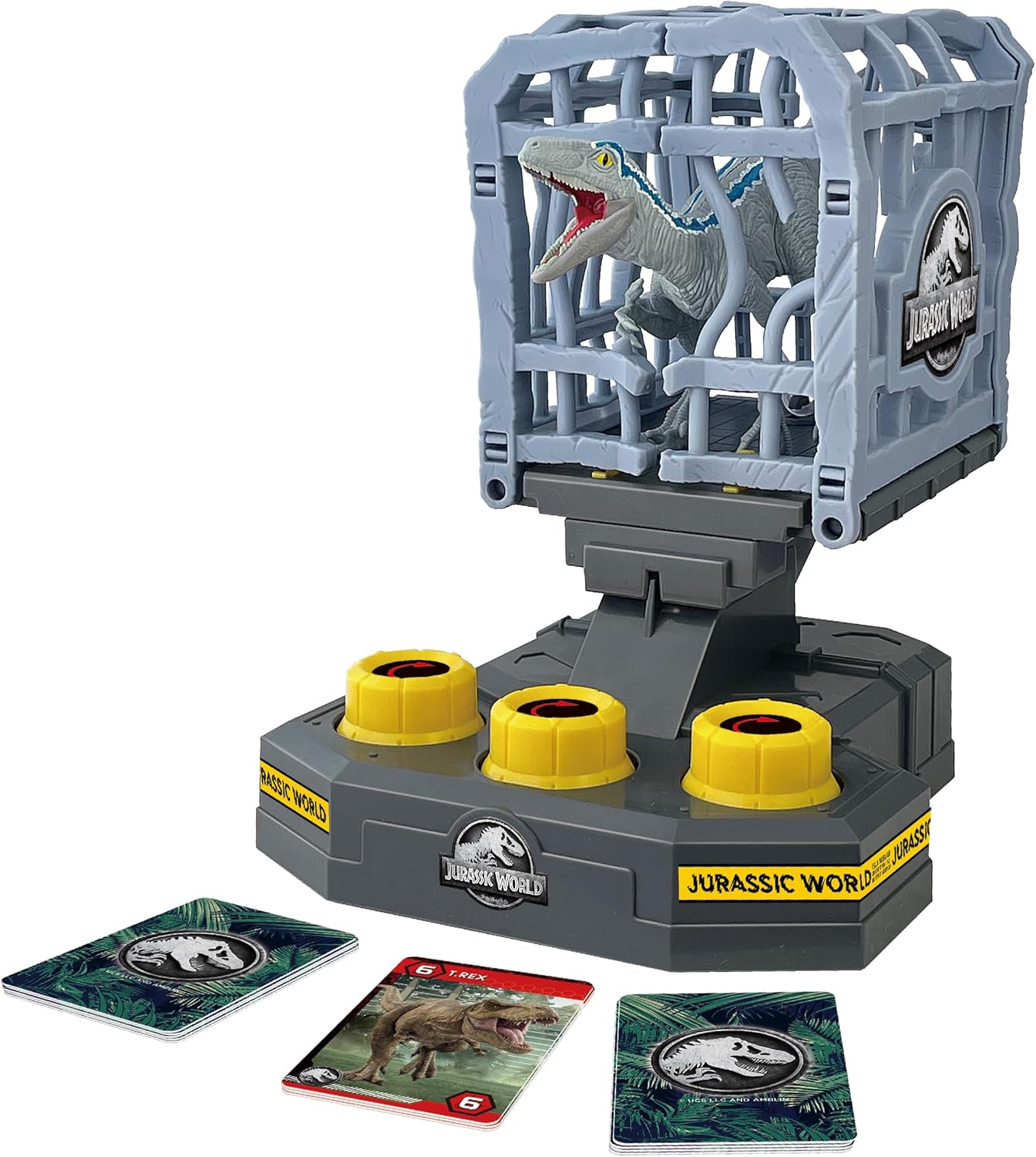 Jurassic World Cage Breaker - Action-Packed Tabletop Dinosaur Game for Ages 5+