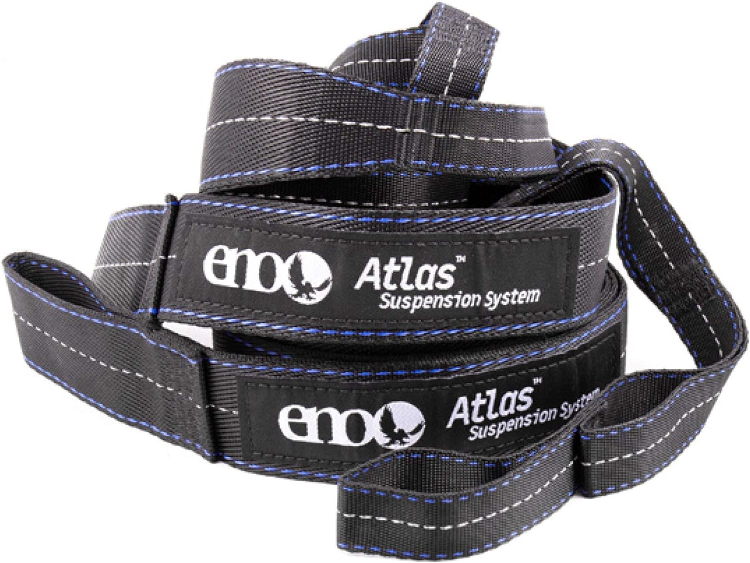 ENO Atlas Suspension System - Tree Strap for Hammock - Accessories for Camping, Hiking, and Backpacking - Black/Royal