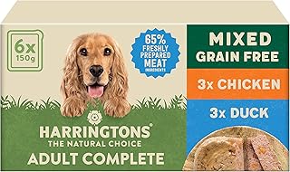 Harrington's Grain Free Mixed Selection Box Dog Food 6 x 150g (Pack of 4)