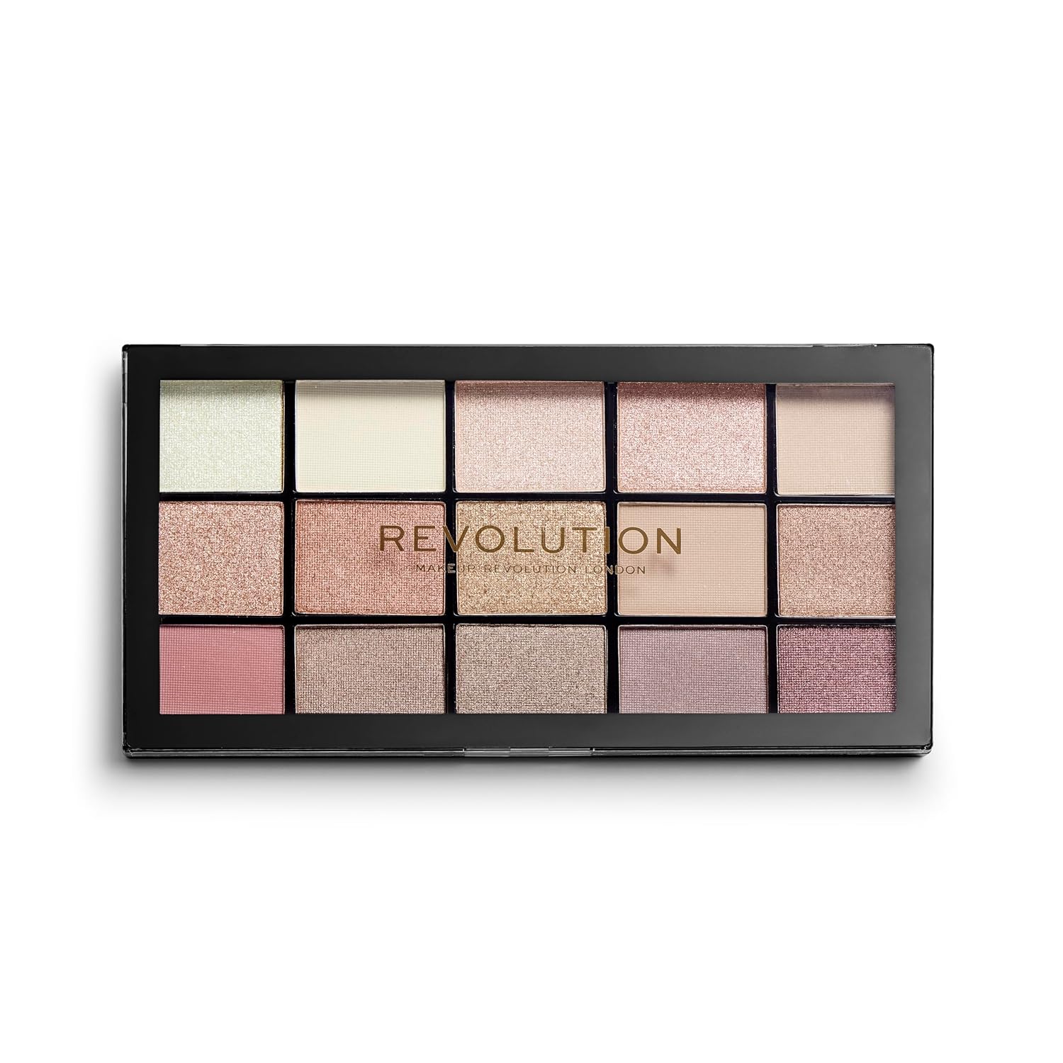 Revolution Reloaded Shadow Palette, Iconic 3.0, 15 Neutral Shades