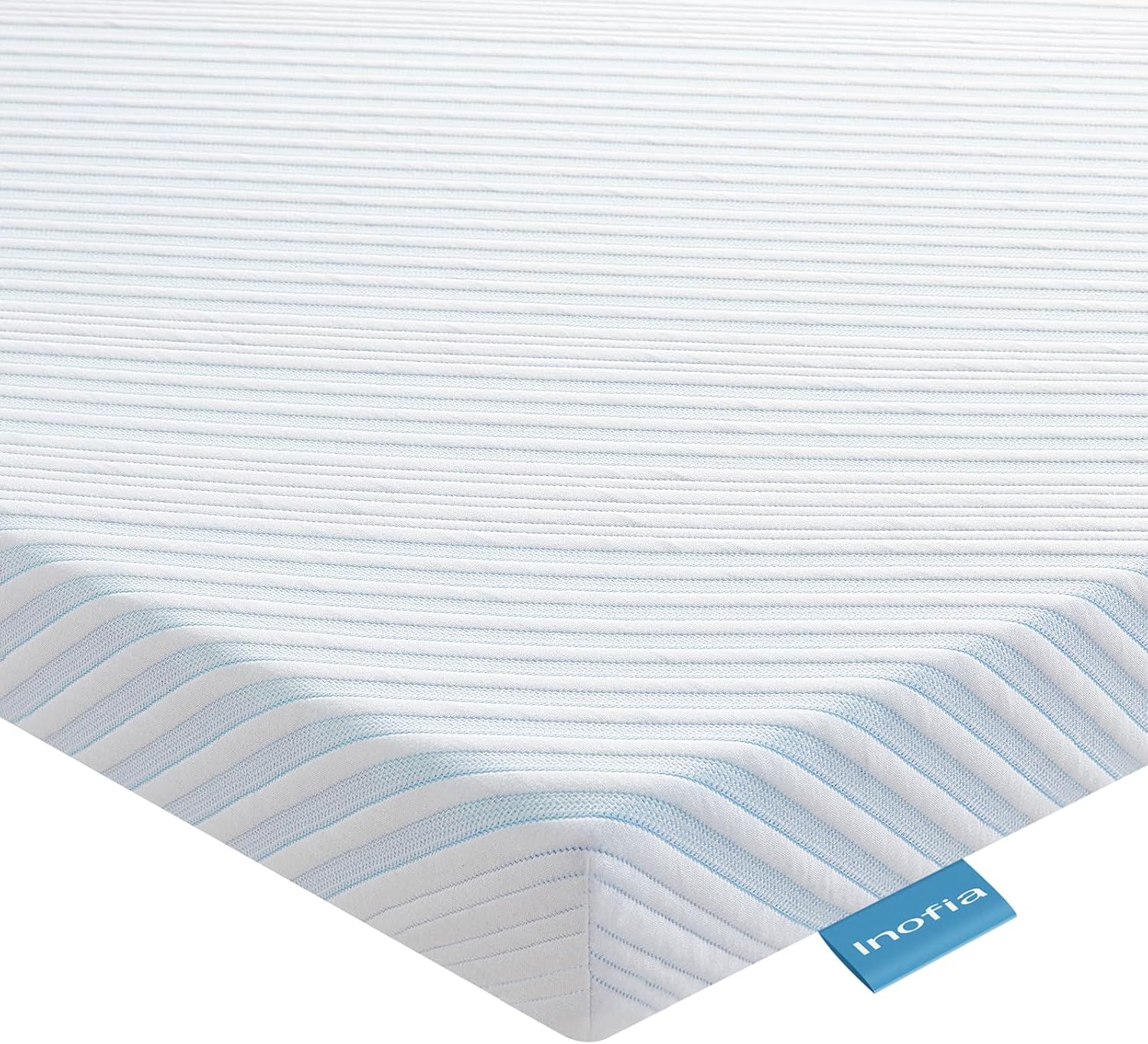 Inofia King Mattress Topper Gel Memory Foam, 7CM Dual Layer with Breathable Cover, Washable & Removeable, 2-in-1 Mattress Topper Soft Comfort, GELEX Cooling for Rest Easy, 100 Night Home Trial