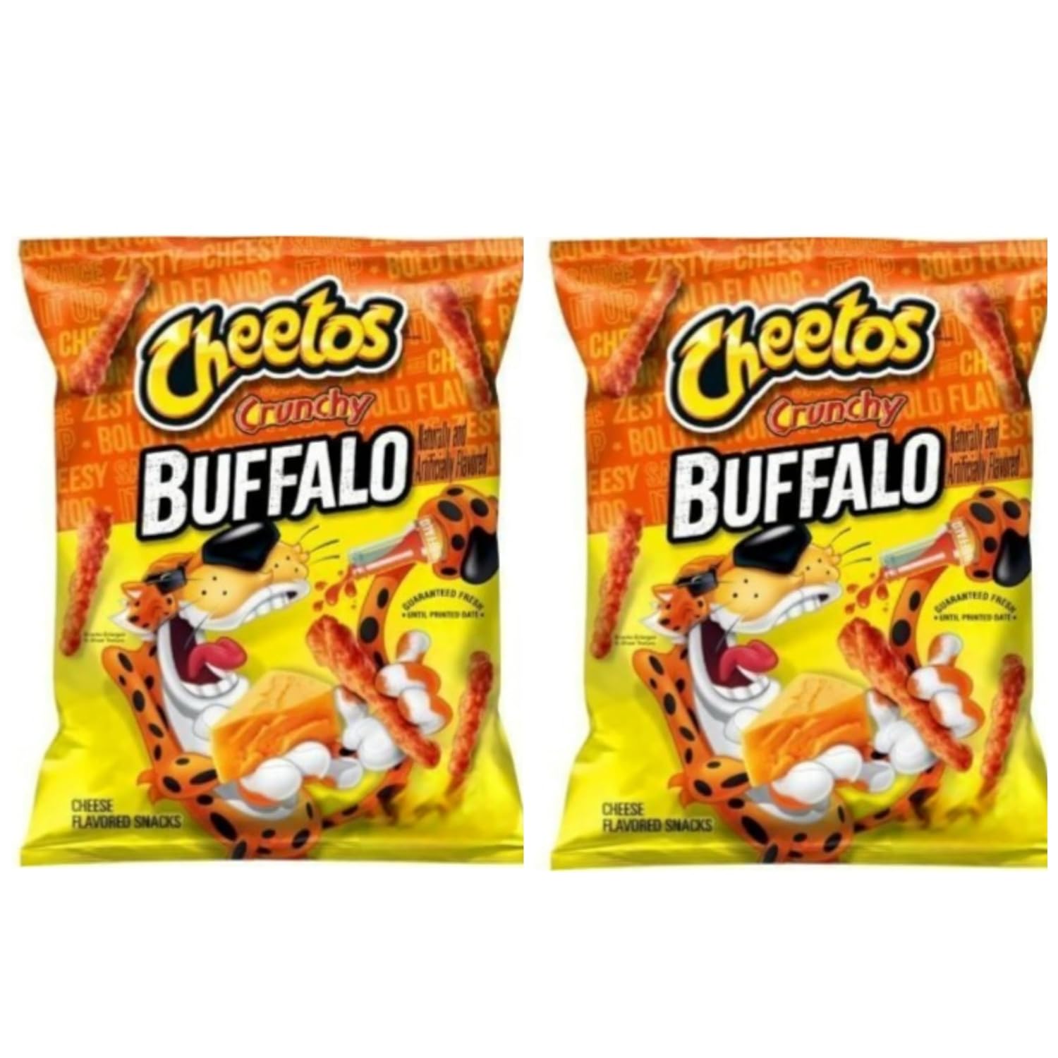 Cheetos Crunchy Buffalo (3.25oz bags)(2 pack)