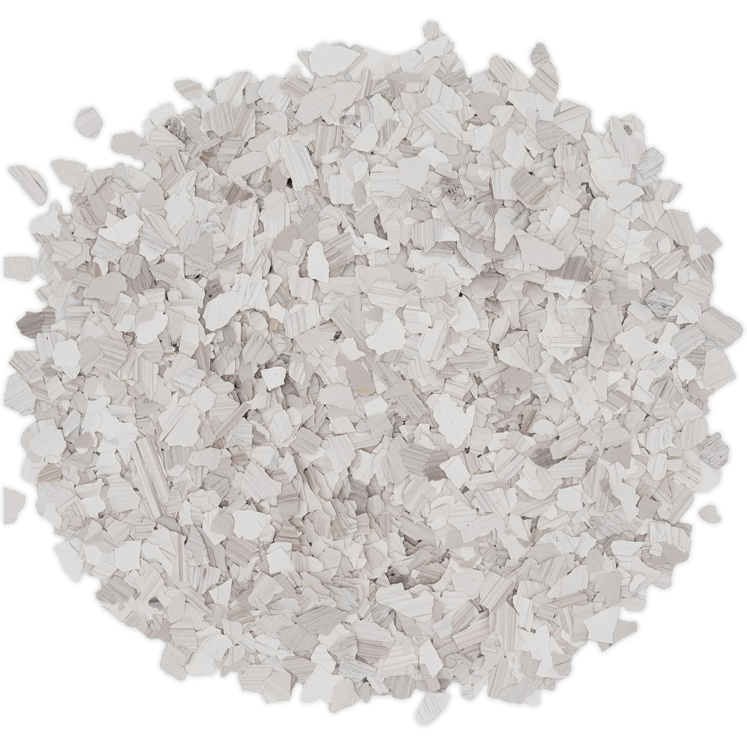Epoxy Flake - 20lb and 40lb Boxes, Choose from 21 Blends Including Marble and Hybrid Flakes, USA Made, Ideal for Garages, Basements, Shops, and More (Soapstone, 20lb Box)