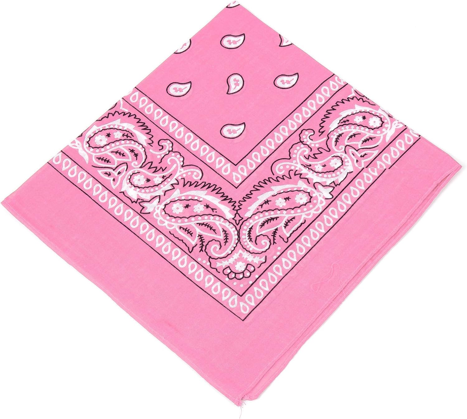 Boolavard 100% Cotton 1pcs, 6pcs or 12pcs Pack Bandanas with Original Paisley Pattern Colour of Choice Headwear/Hair