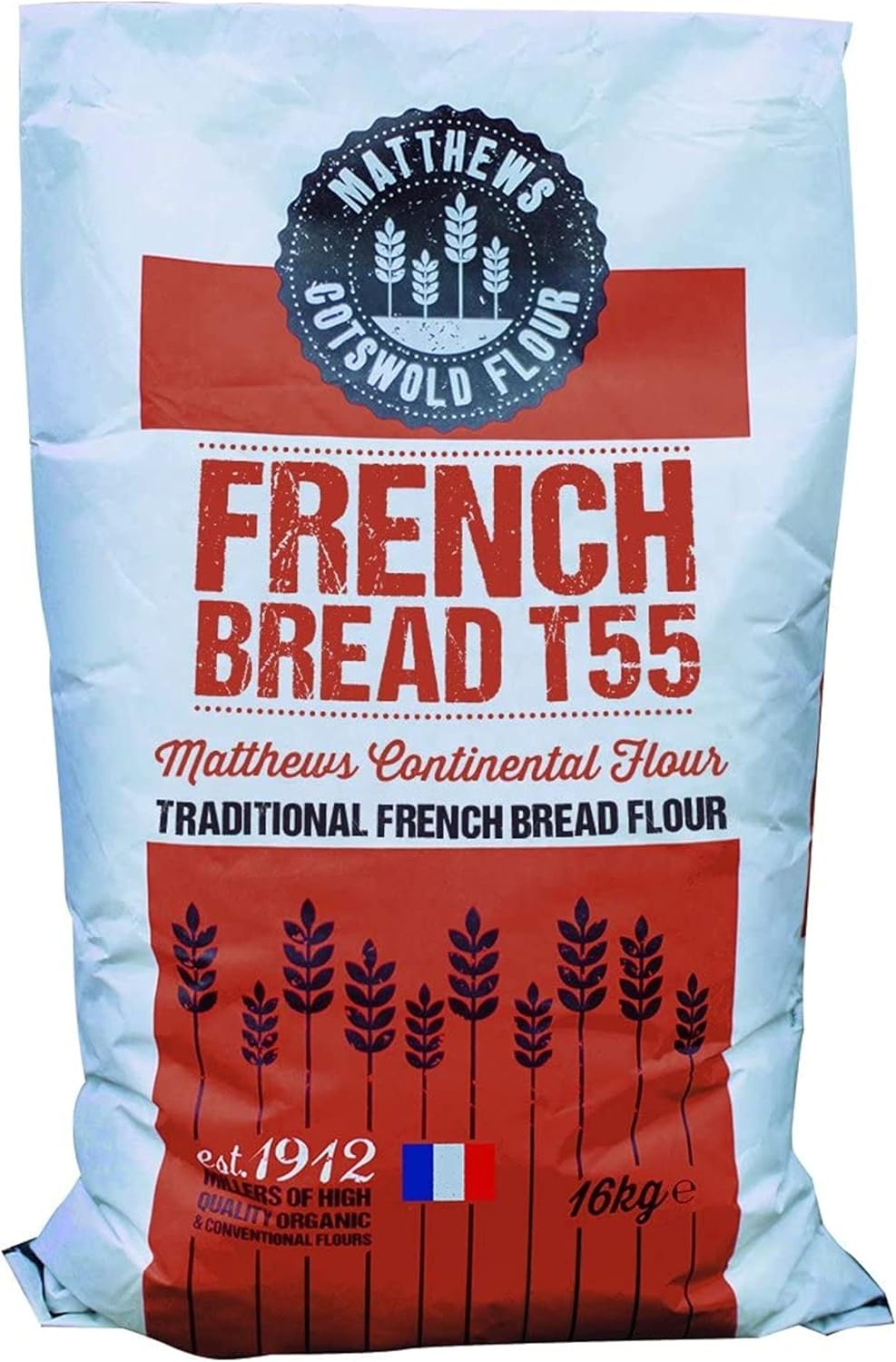Matthews Cotswold French T55 Flour - 16kg Bag (Single Sack)