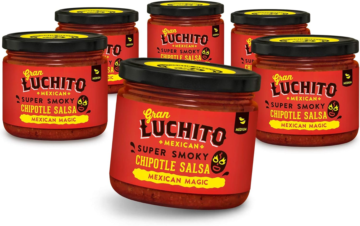 Gran Luchito Mexican Chipotle Salsa 300g (Pack of 6)