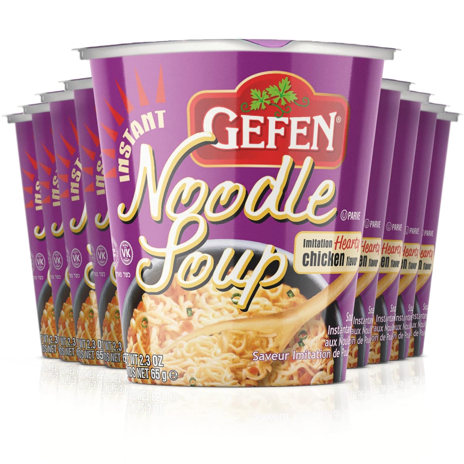 Gefen Cakes, Gefen Chicken Noodle Soup, 2.3-Ounce (Pack of 12)