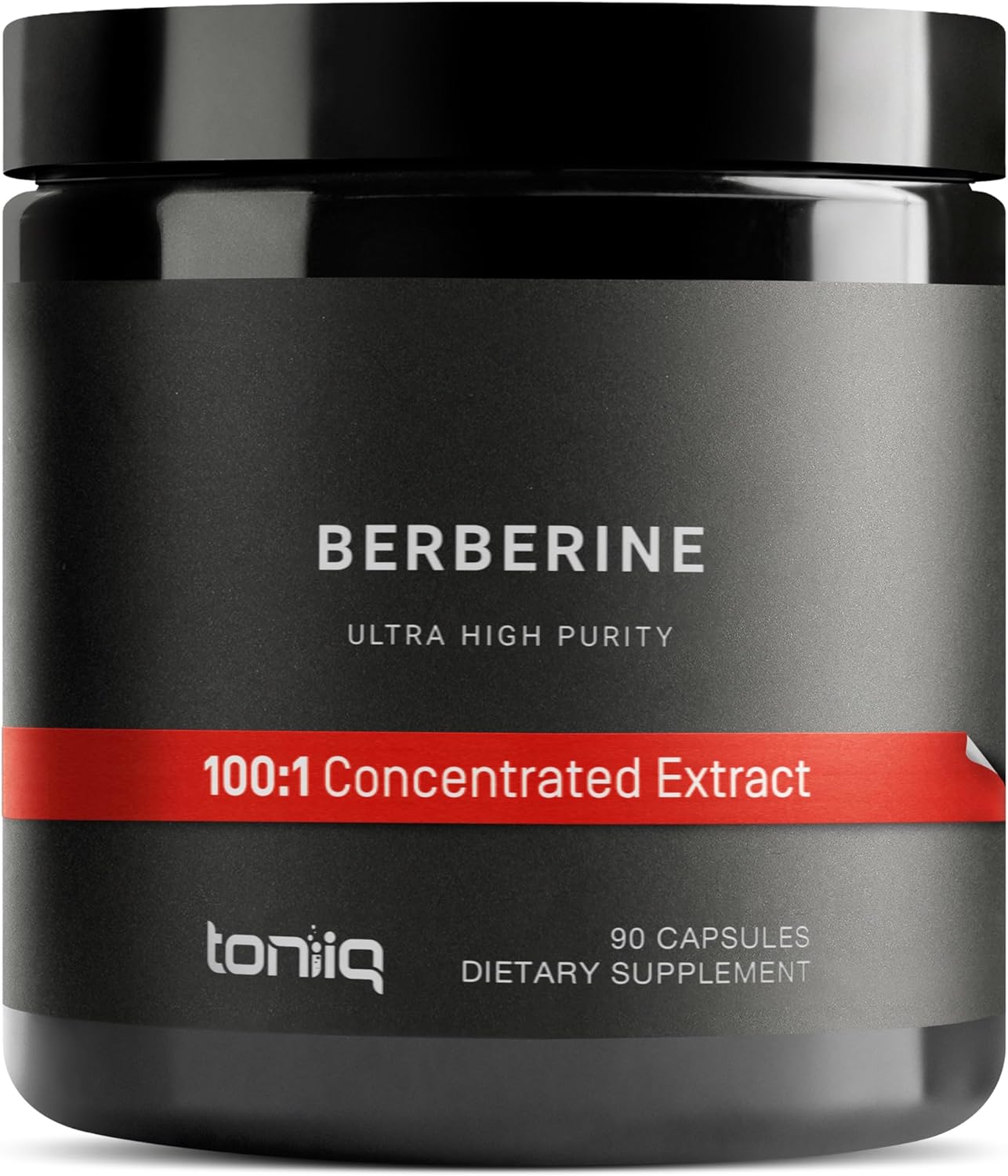 Toniiq Ultra High Strength Berberine HCl 500mg from The Himalayas - Berberine Supplement - 97% Tested Purity Extract - Wild Harvested - Concentrated Berberine 500mg Supplements -90 Veggie Capsules