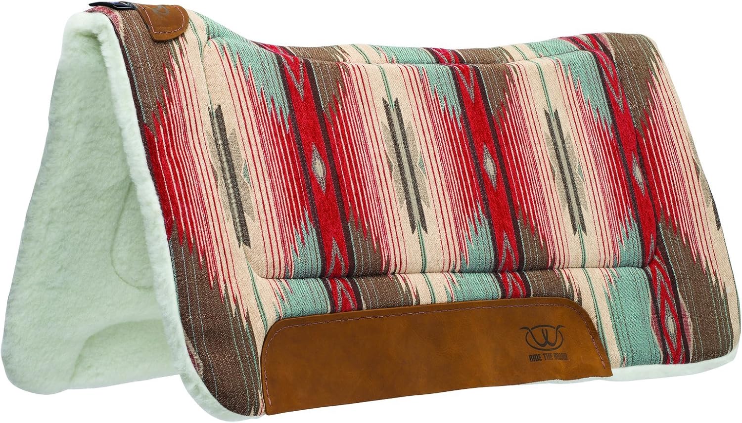 Weaver Leather All Purpose 30" x 30" Contoured Saddle Pad with Felt Insert & Merino Wool Fleece Bottom
