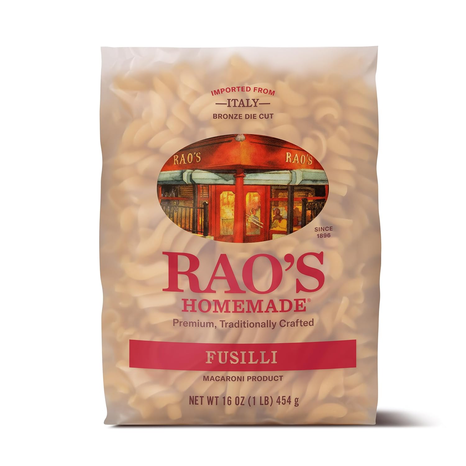 Rao's Homemade, Fusilli Pasta, 16oz, (Pack of 1)