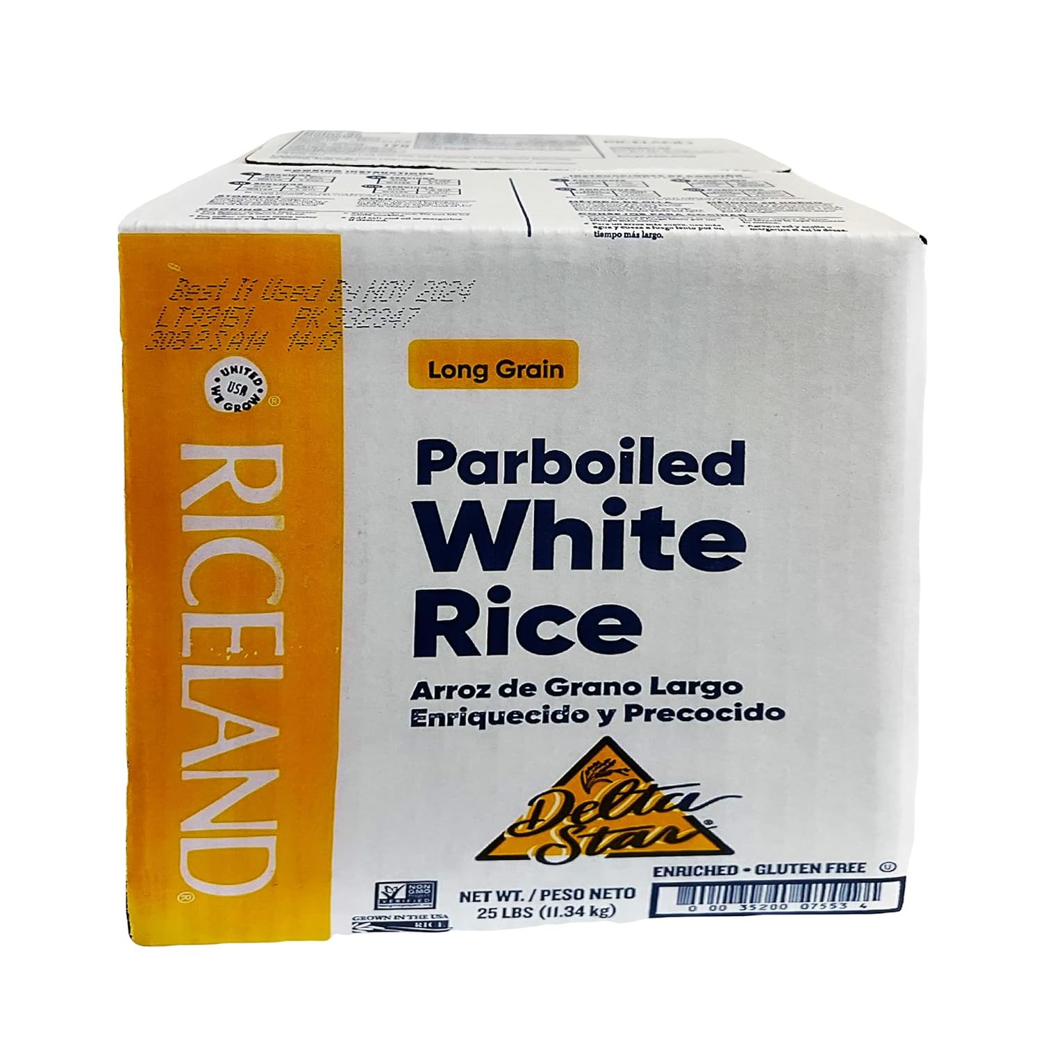 Parboiled Rice 50LB and 1 Jar Jollof Rice Seasoning | with no added artifical, No salt, No Sugar, No MSG