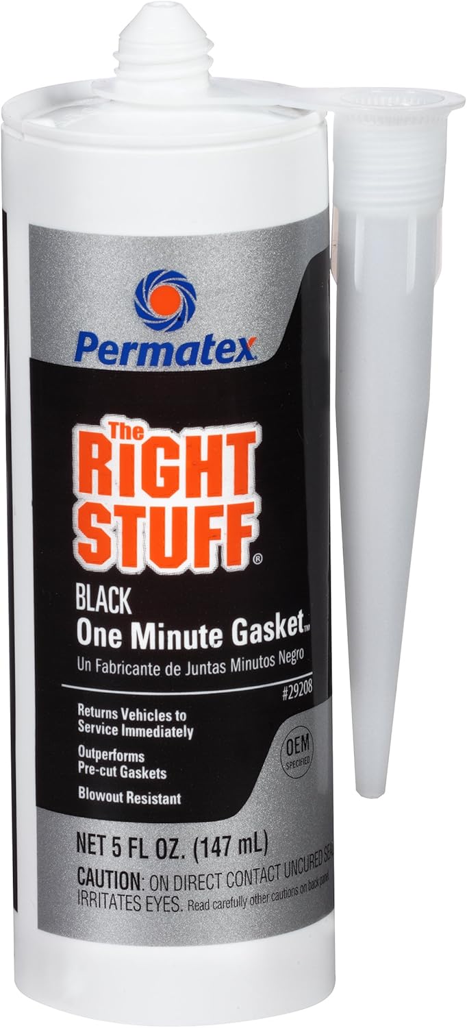 Permatex 29208 The Right Stuff 1 Minute Black Gasket Maker, 5 oz.