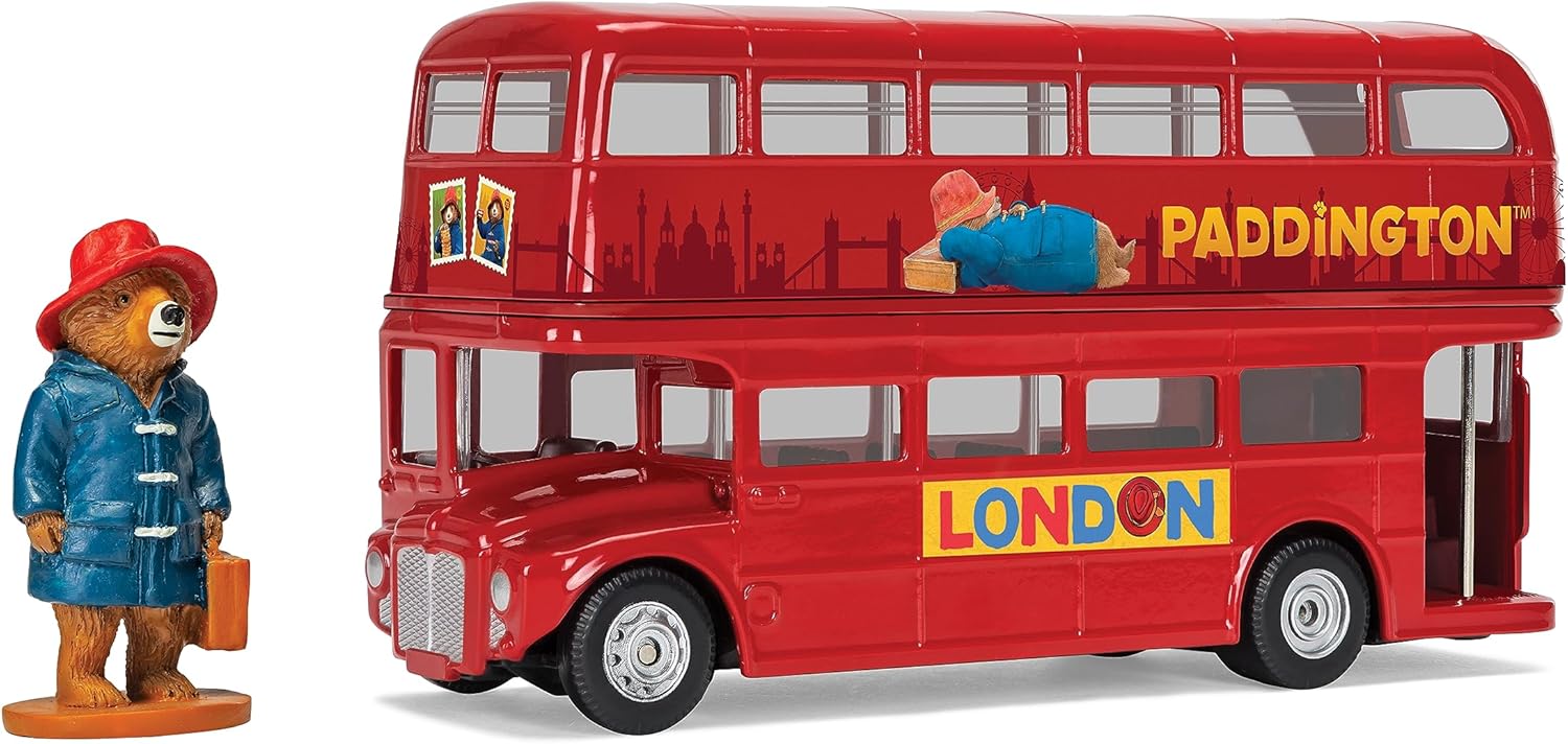 Corgi CC82331 Paddington London Bus Diecast Model, Red Age 3+