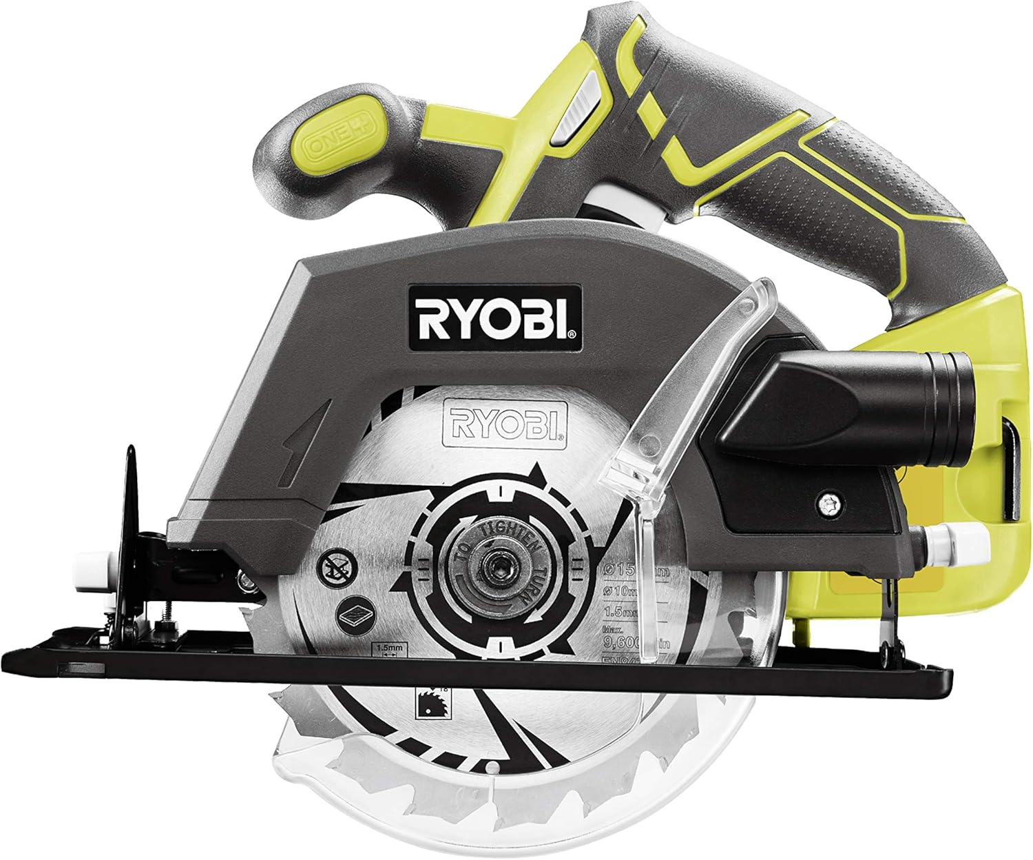 Ryobi R18CSP-0 18V ONE+ Cordless 150mm Circular Saw (Bare Tool), Yellow
