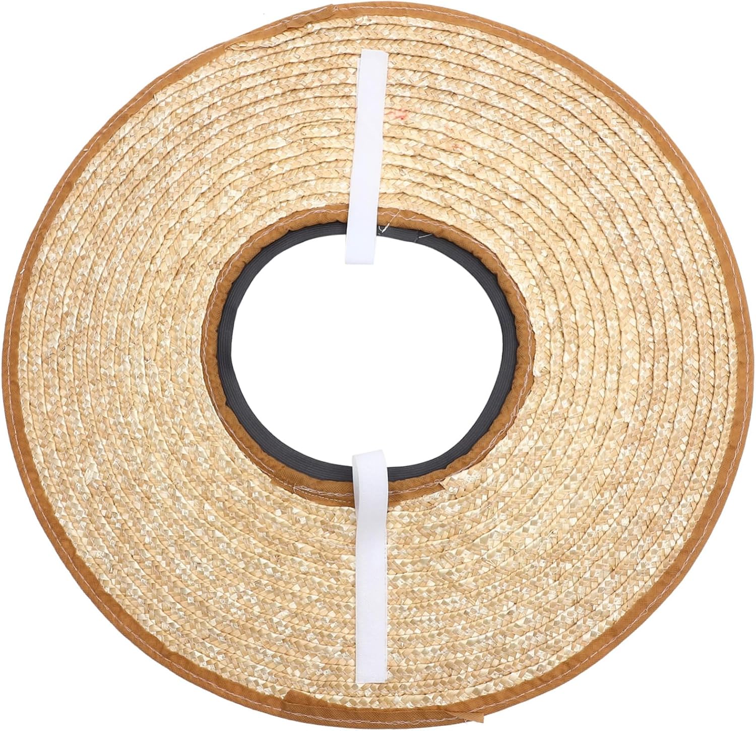 Men's Hard Hat Sun Visor Full Brim Straw Sun Shade for Construction Workers