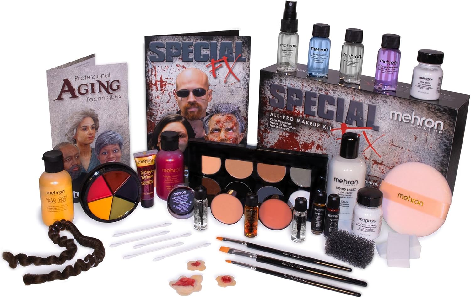 Mehron Makeup Special FX All-Pro Makeup Kit | Complete Professional Stage Kit | Special Effects for Theatre, Halloween, & Cosplay