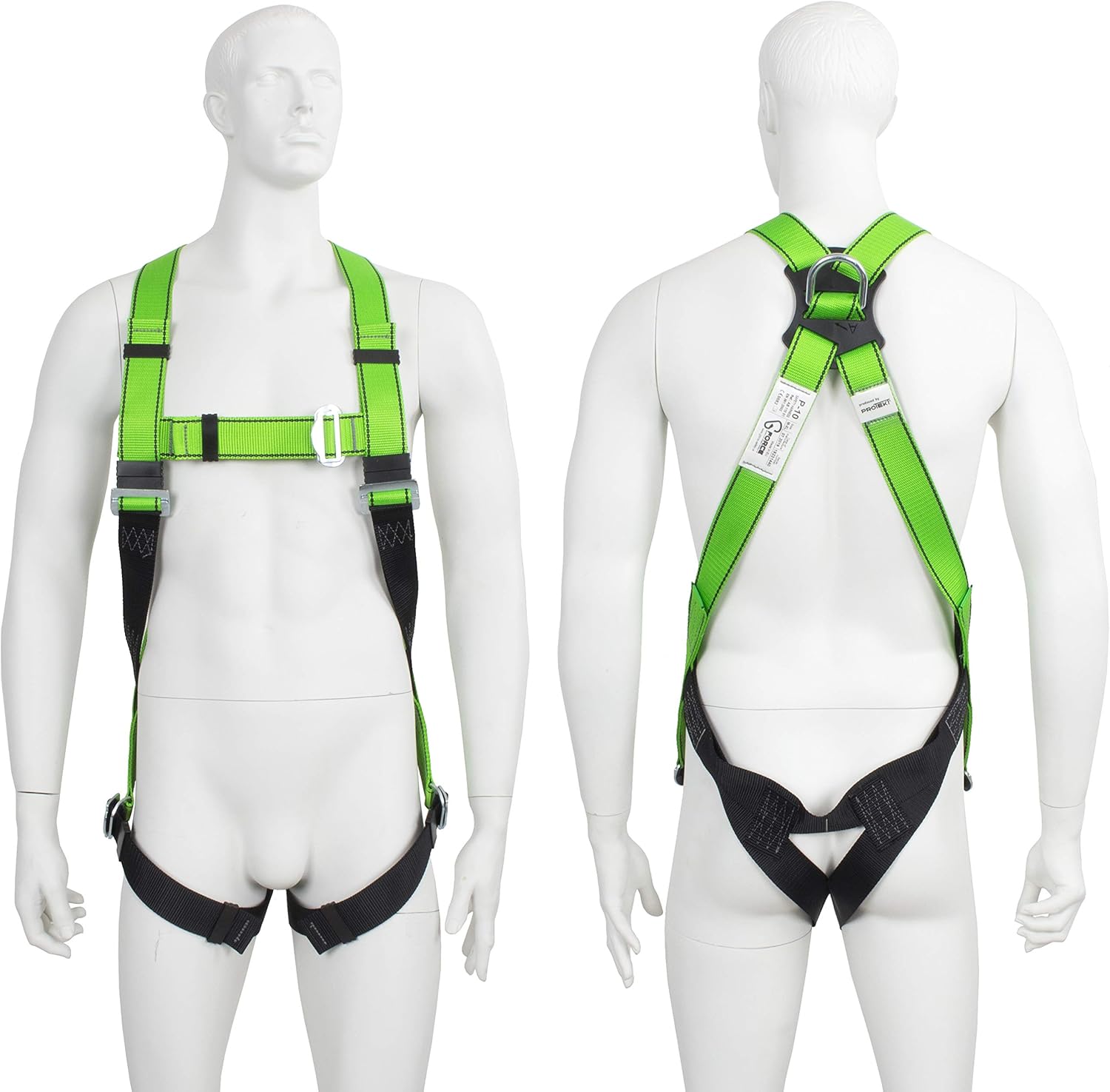 G-Force Full Body Height Safety Fall Arrest Harness with Rear Single Point Dorsal Attachment (M-XL)
