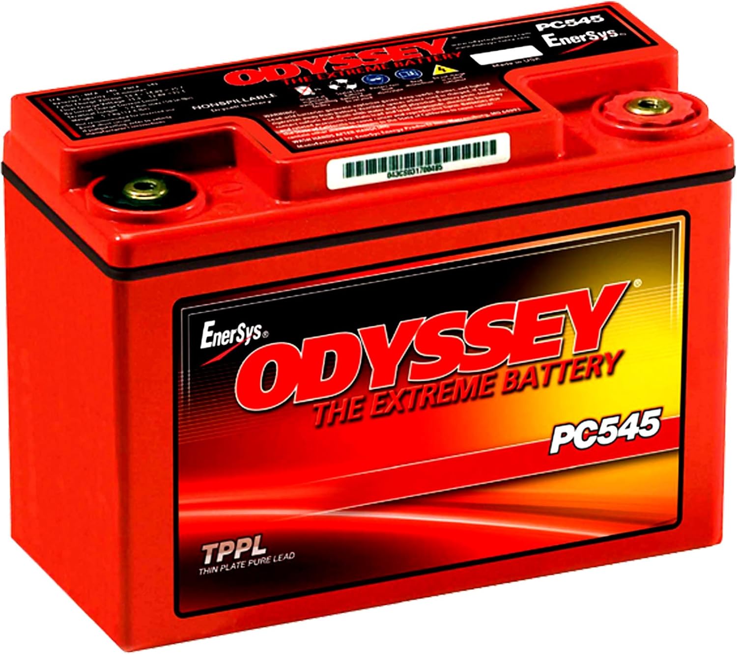ODYSSEY PC545 Powersports Battery, Red Top