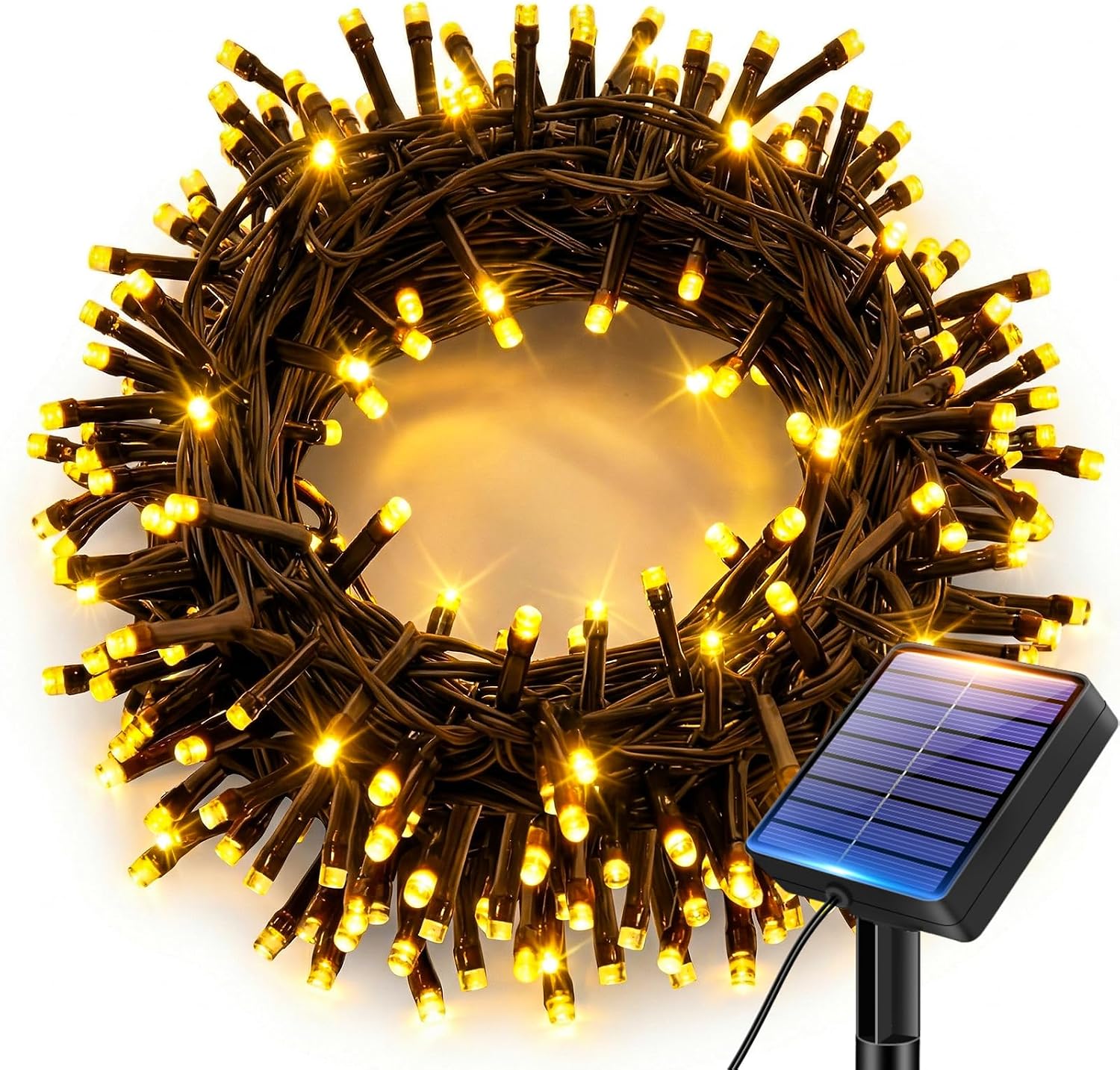 Solar Lights Outdoor Garden String, 6M/20FT 60 LED Solar Fairy Light