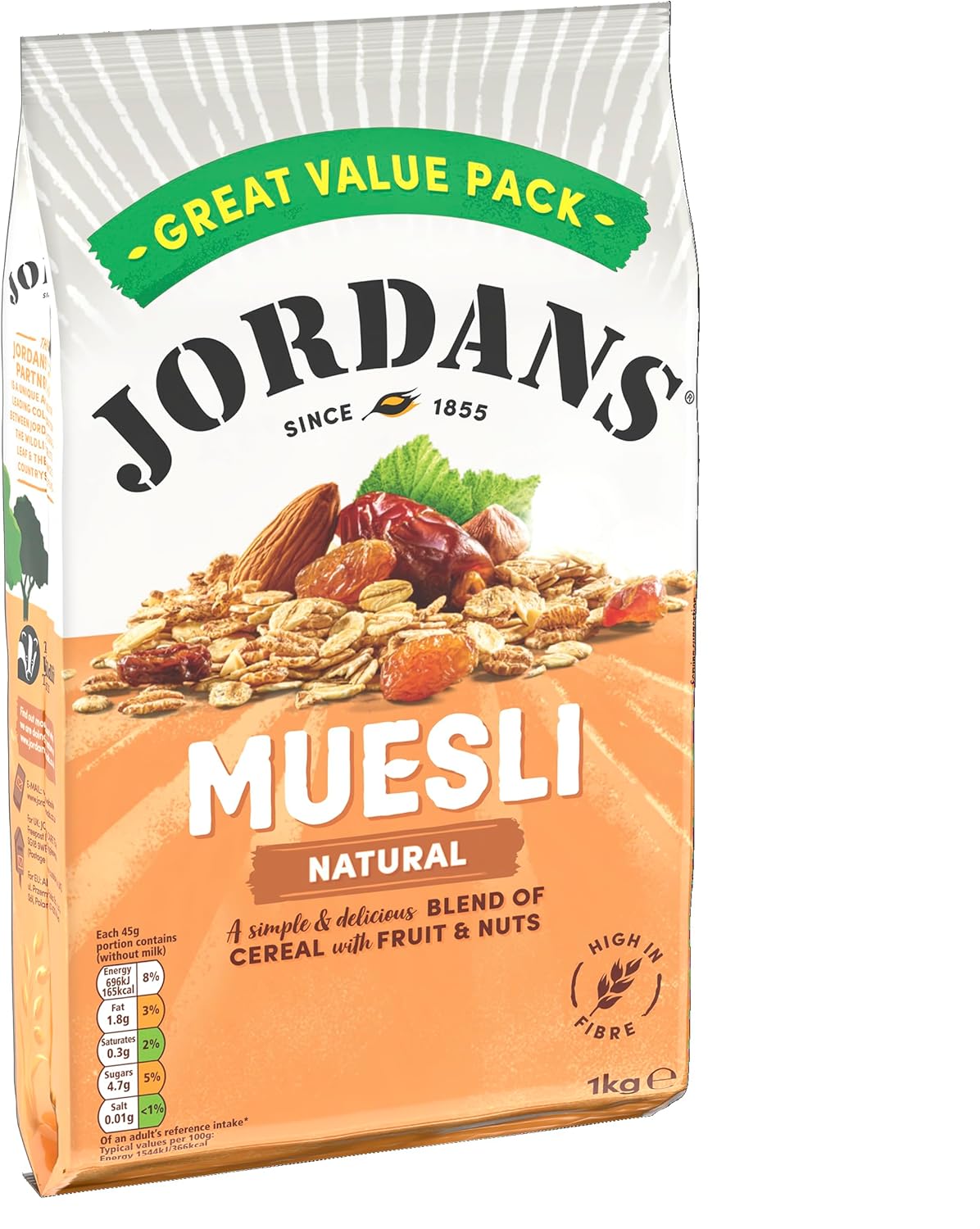 Jordans Natural Muesli, 1kg