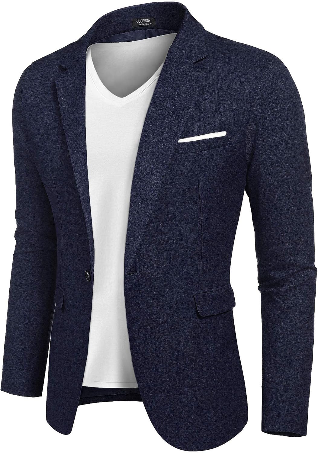 COOFANDY Men's Casual Sports Coats Lightweight Suit Blazer Jackets One Button Jacket Business