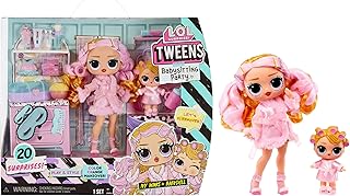 L.O.L. Surprise Tweens Babysitting Sleepover Party (2 Dolls) with 20 Surprises- 1 Fashion Doll & 1 Collectible Doll, Holiday Toy Playset, Great Gift for Kids Ages 4