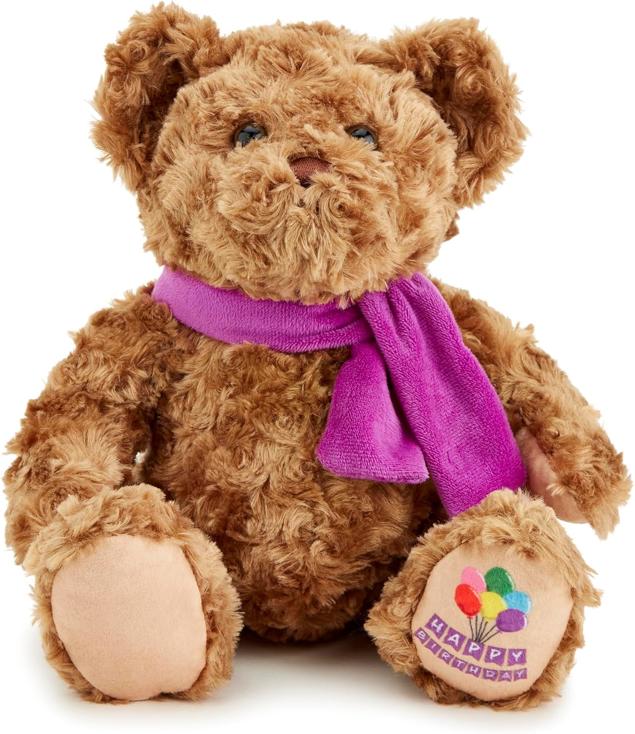 Zappi Co Happy Birthday Classic Soft Bear (28-30 cm) Childrens Stuffed Soft Cuddly Safari animals Collection Plush Teddy New Born Child First kid