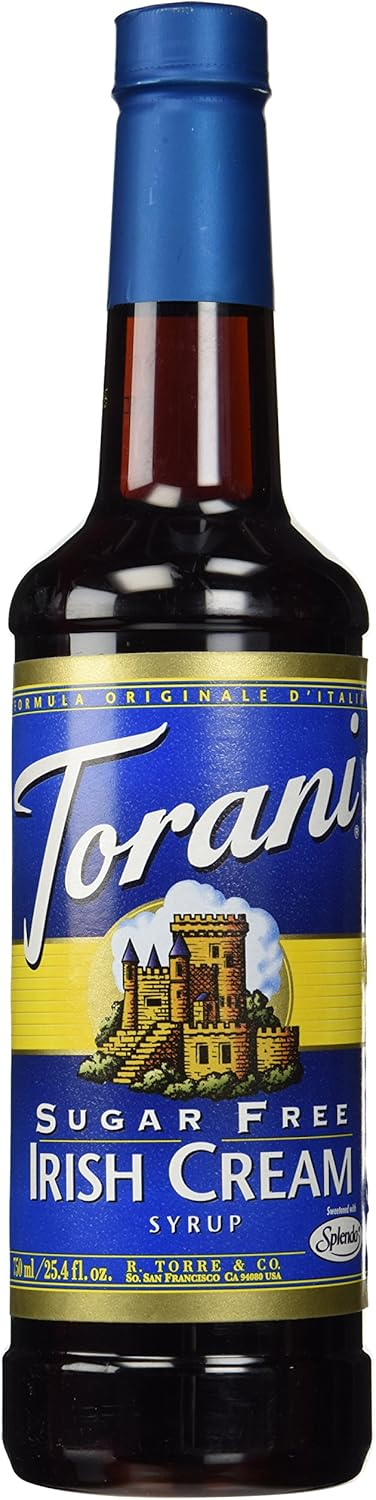 Torani Sugar Free Irish Cream Syrup, 750mL irish cream