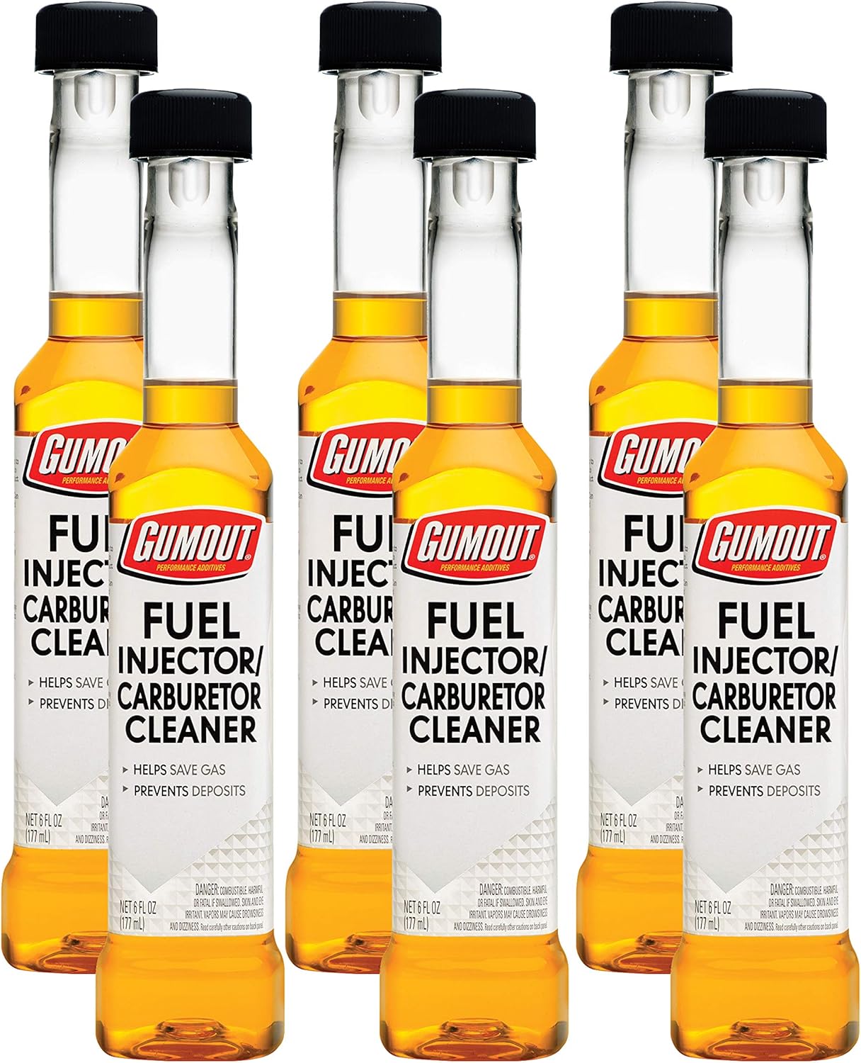 Gumout 510021W-6PK Fuel System Cleaner, 6 Pack