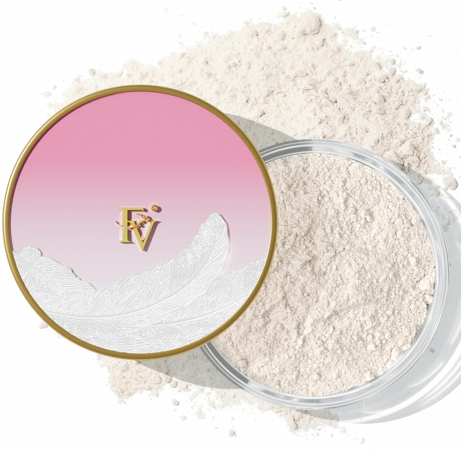 FV Translucent Setting Powder, Oil-control & Lightweight Loose Face Powder, Matte Finish & Long Lasting Baking Powder Makeup for All Skin Types, Vegan Formula, Shade: Translucent