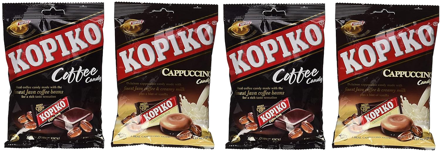 Kopiko Candy Variety Pack (Coffee and Cappuccino) (2-Pack)