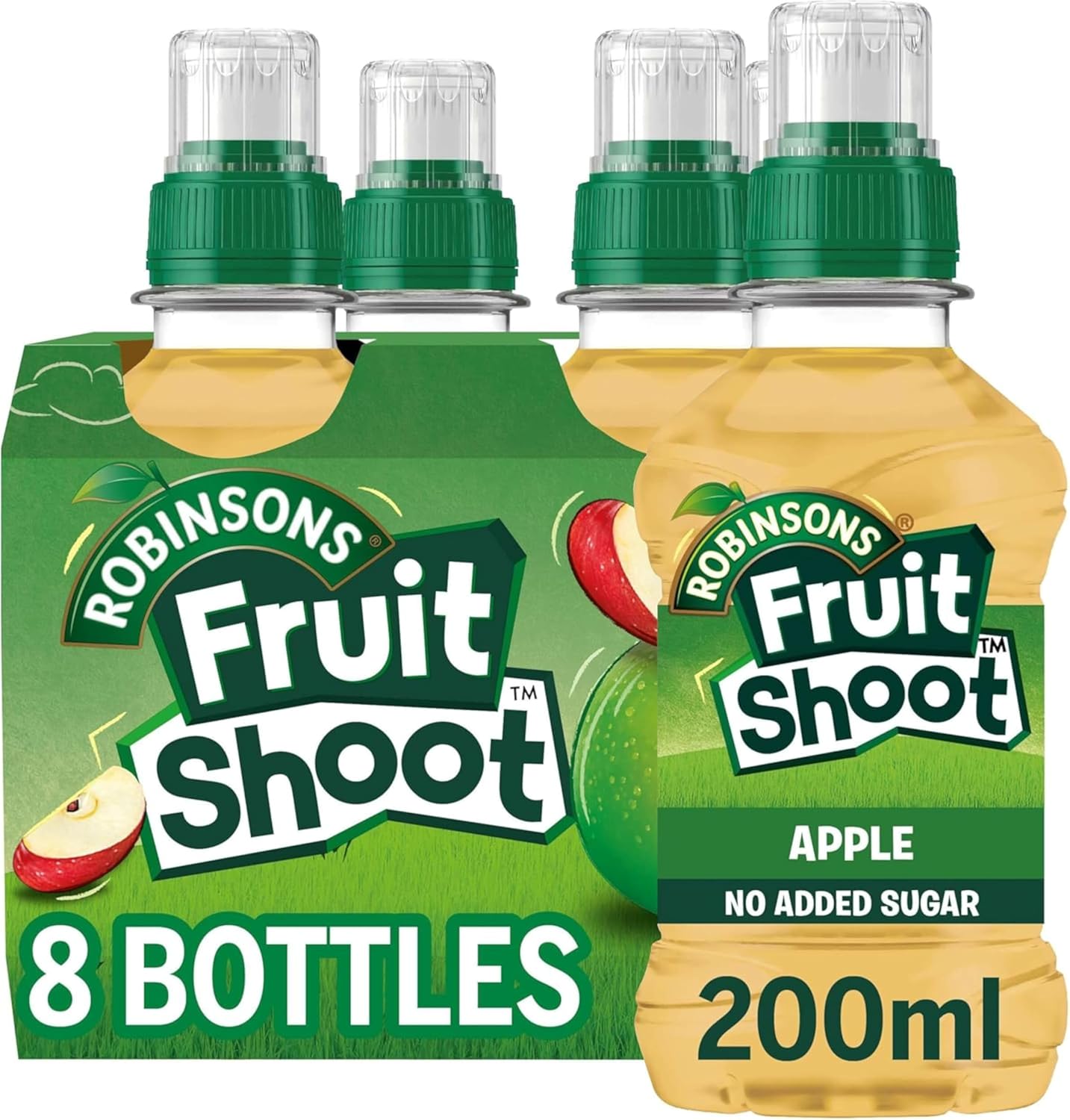 Robinsons Fruit Shoot Apple | Kids Juice | 200ml Bottle | 8 Pack