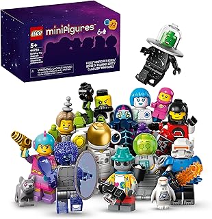 LEGO Minifigures Series 26 Space 6 Pack, Multi Pack of Collectible Minifigures for Kids, Sci-Fi Toy Building Set for Independent Play, Gift Idea for Boys and Girls Aged 5 Years Old and Up, 66764