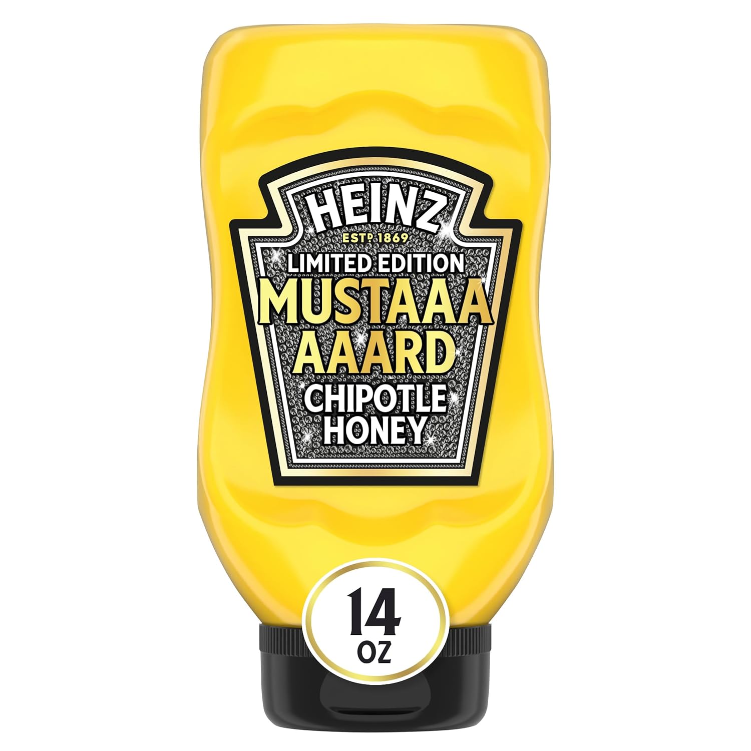 Heinz Mustaaaaaard Chipotle Honey Flavored Mustard with Other Natural Flavors, 14 oz Bottle