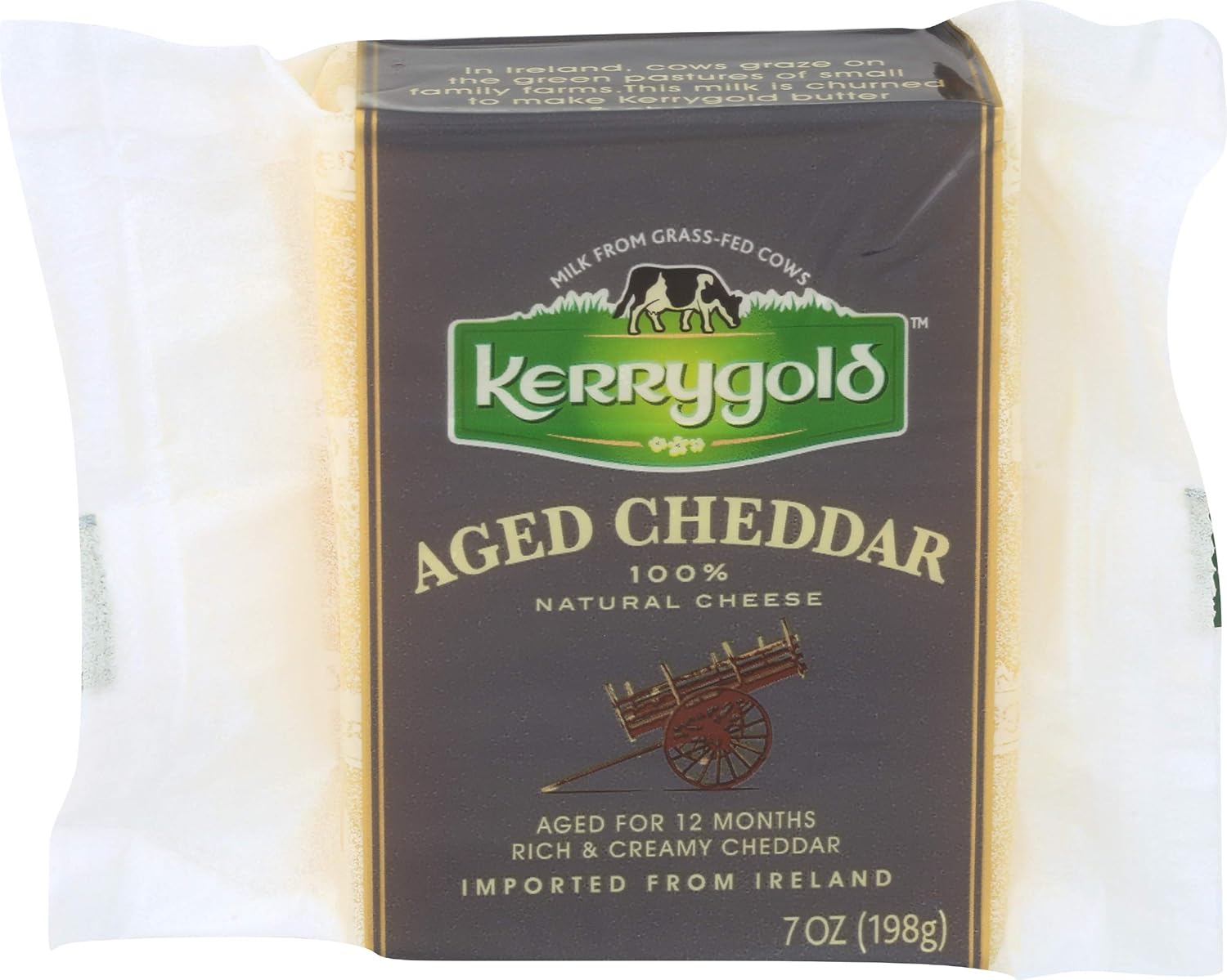 Kerrygold, Vintage Irish Cheddar, 7 Ounce