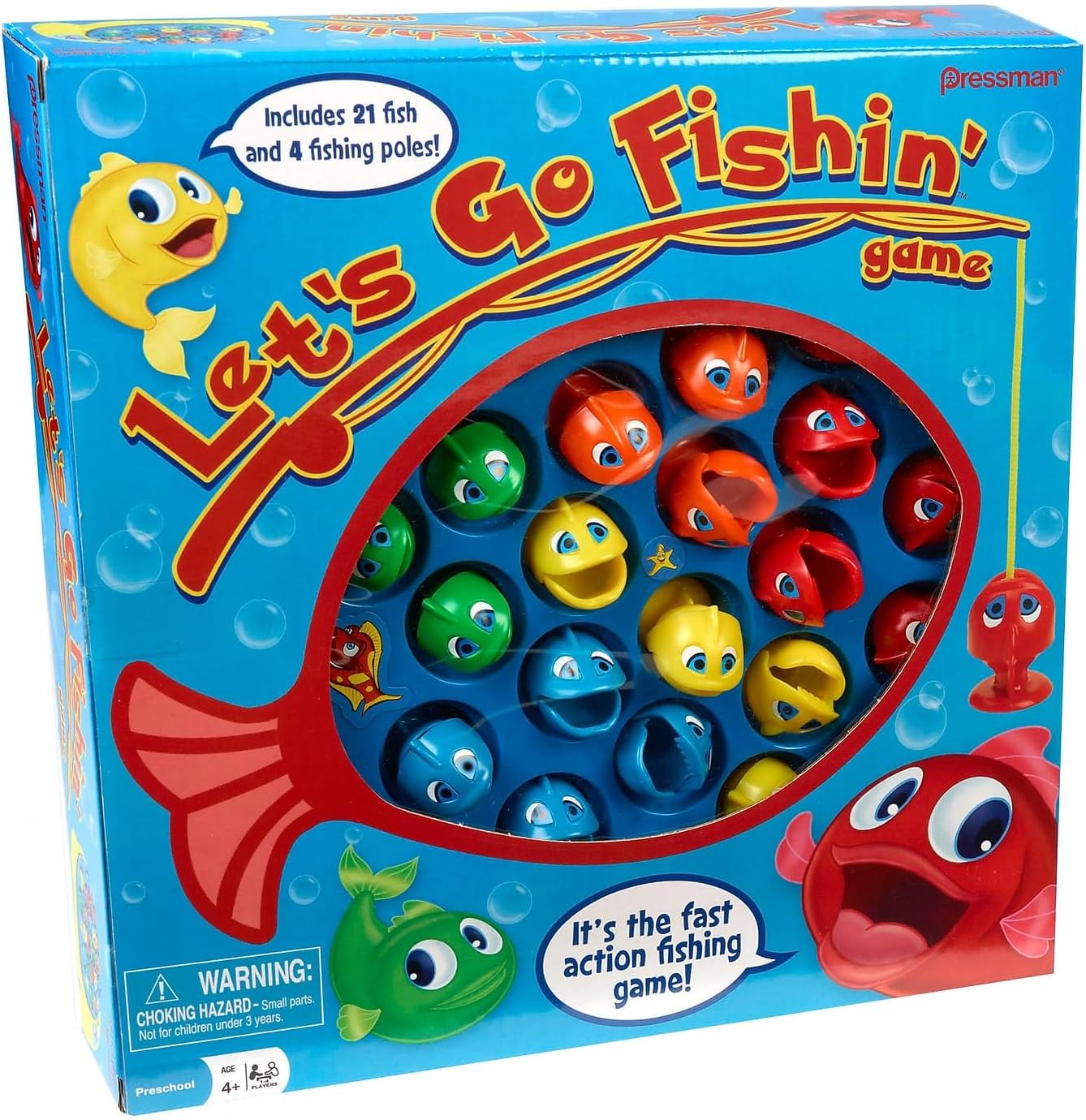 Amazon Exclusive Bonus Edition Let's Go Fishin' - Includes Lucky Ducks Make-A-Match Game!