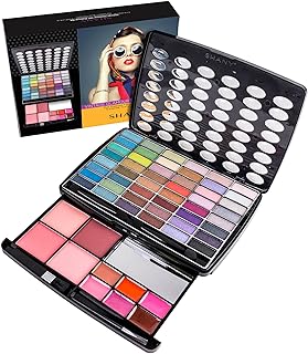 SHANY Glamour Girl Makeup Kit Eyeshadow Palette with Eyeshadows, Blushes, Lipstick Lip-gloss, Makeup Mirror, Makeup applicators, Premium Gift Packaging - Vintage